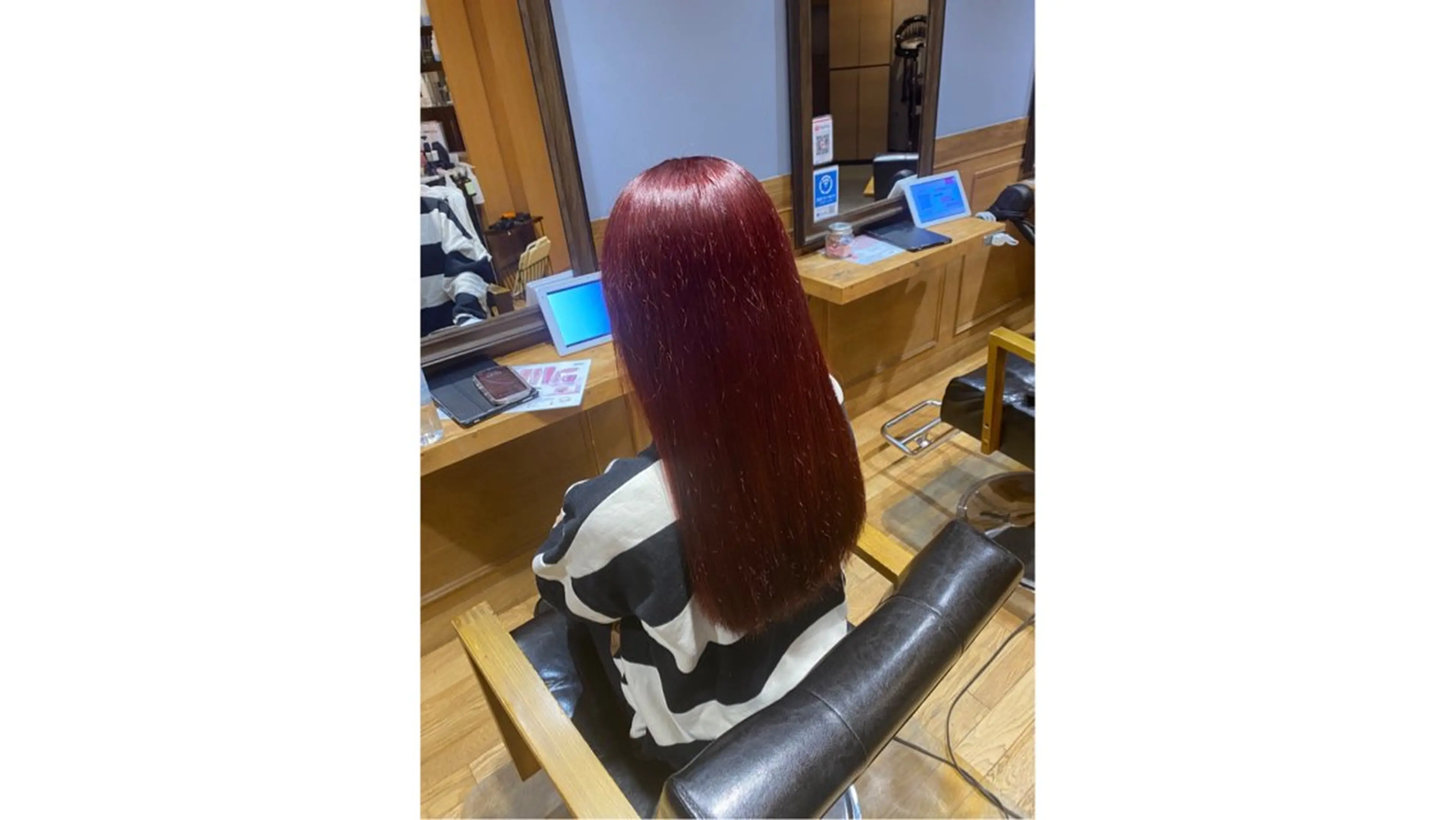 ロング カラー カット ヘアカラー トリートメント Ando Raycoのヘアスタイル
