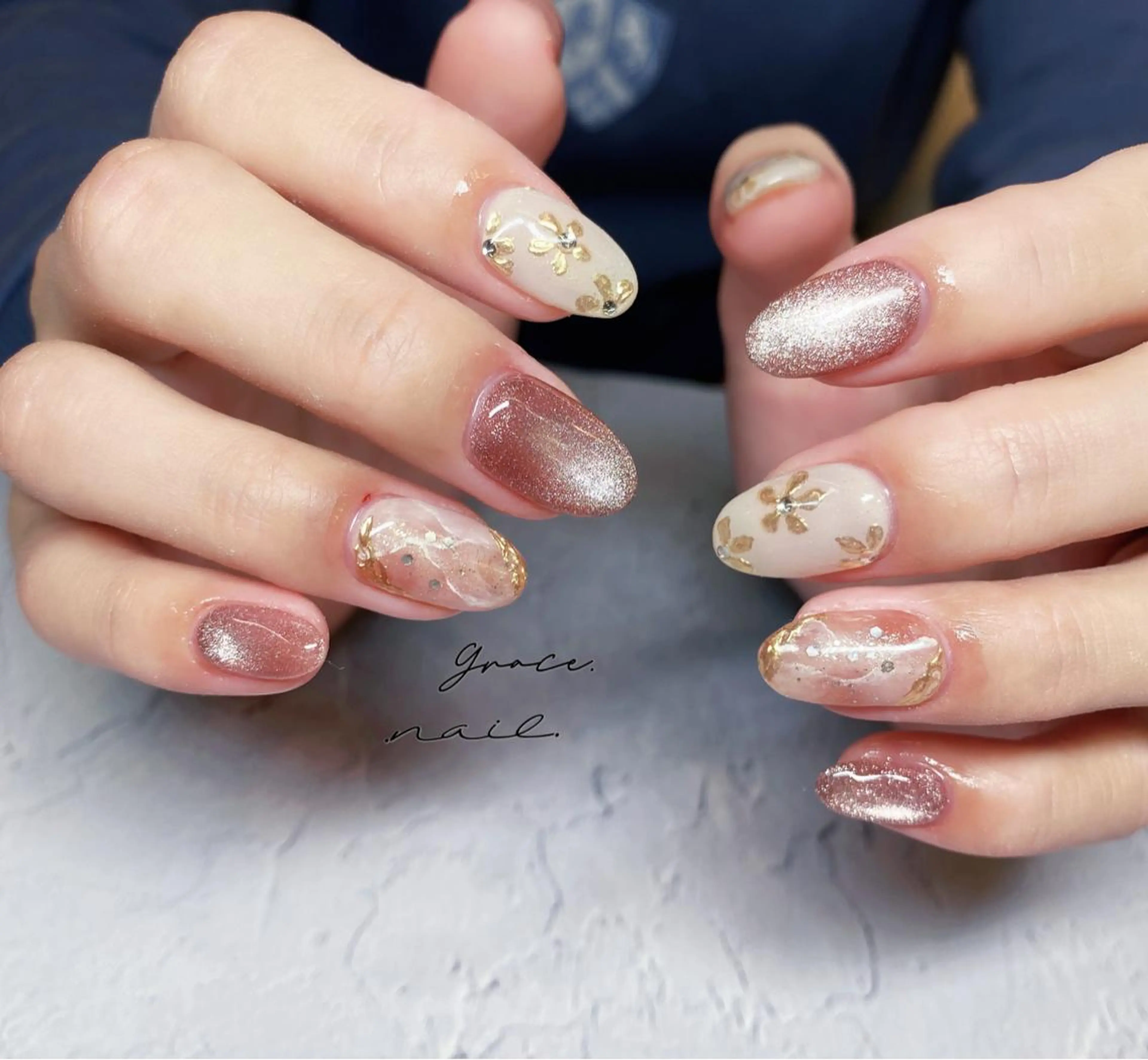 ネイル ハンドネイル ☆*｡Grace Nail｡*☆のネイルデザイン