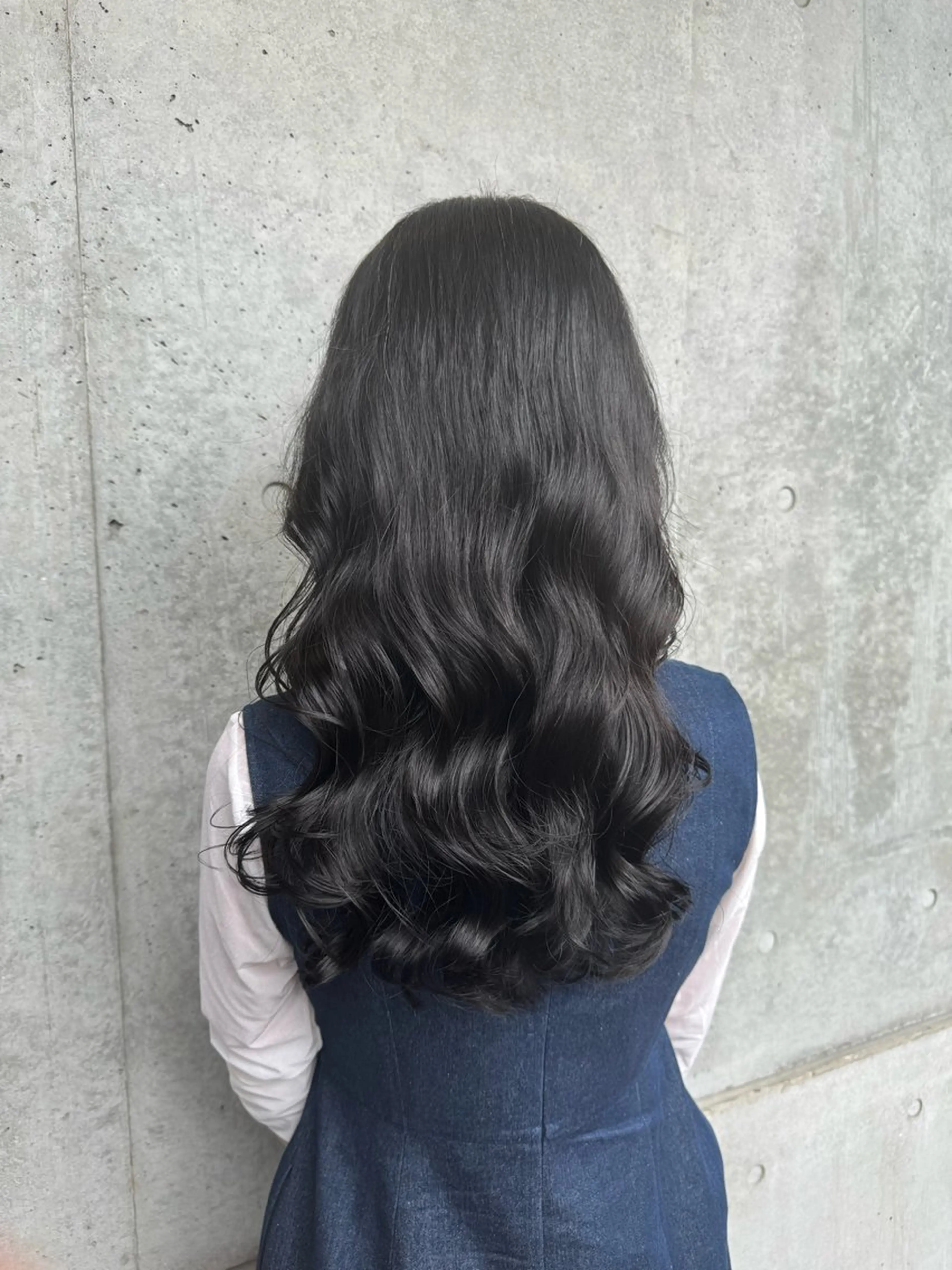 セミロング パーマ 原田 聖也のヘアスタイル