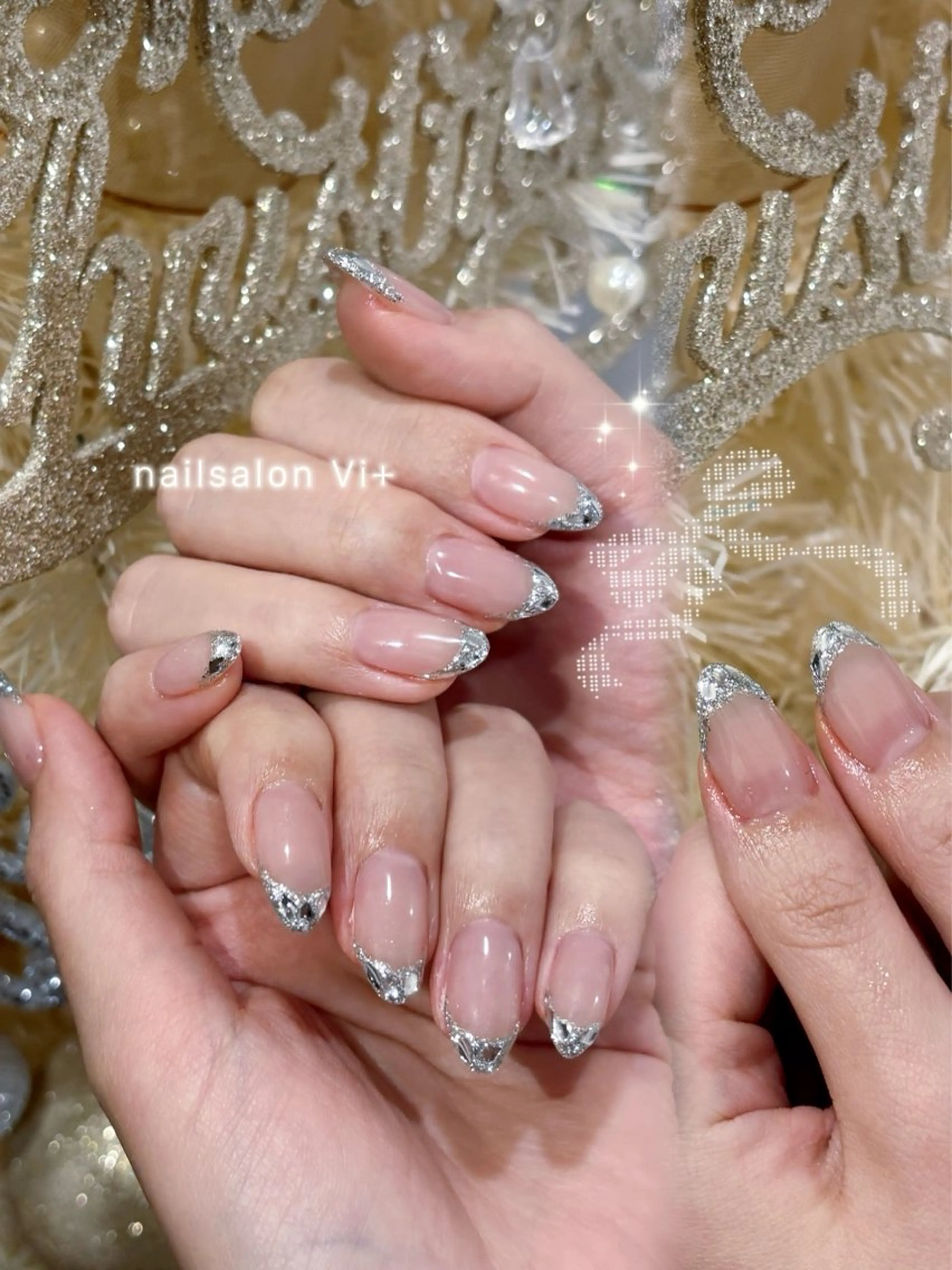 キラキラ✨ガラスフレンチコース💫の写真