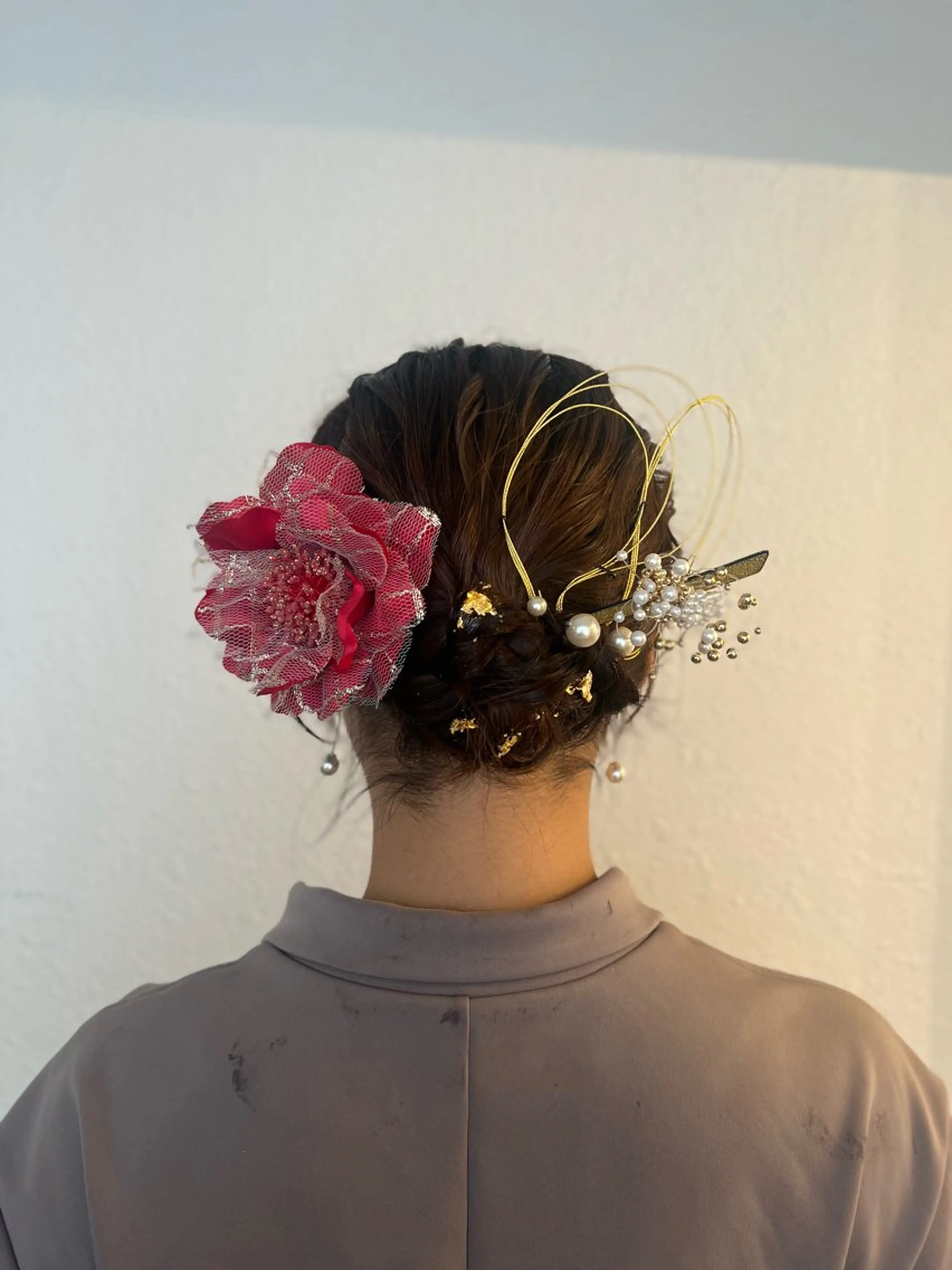 ミディアム カラー ヘアアレンジ 🍒ᩚ名駅/艶髪 縮毛矯正/あゆ🍒ᩚのヘアスタイル