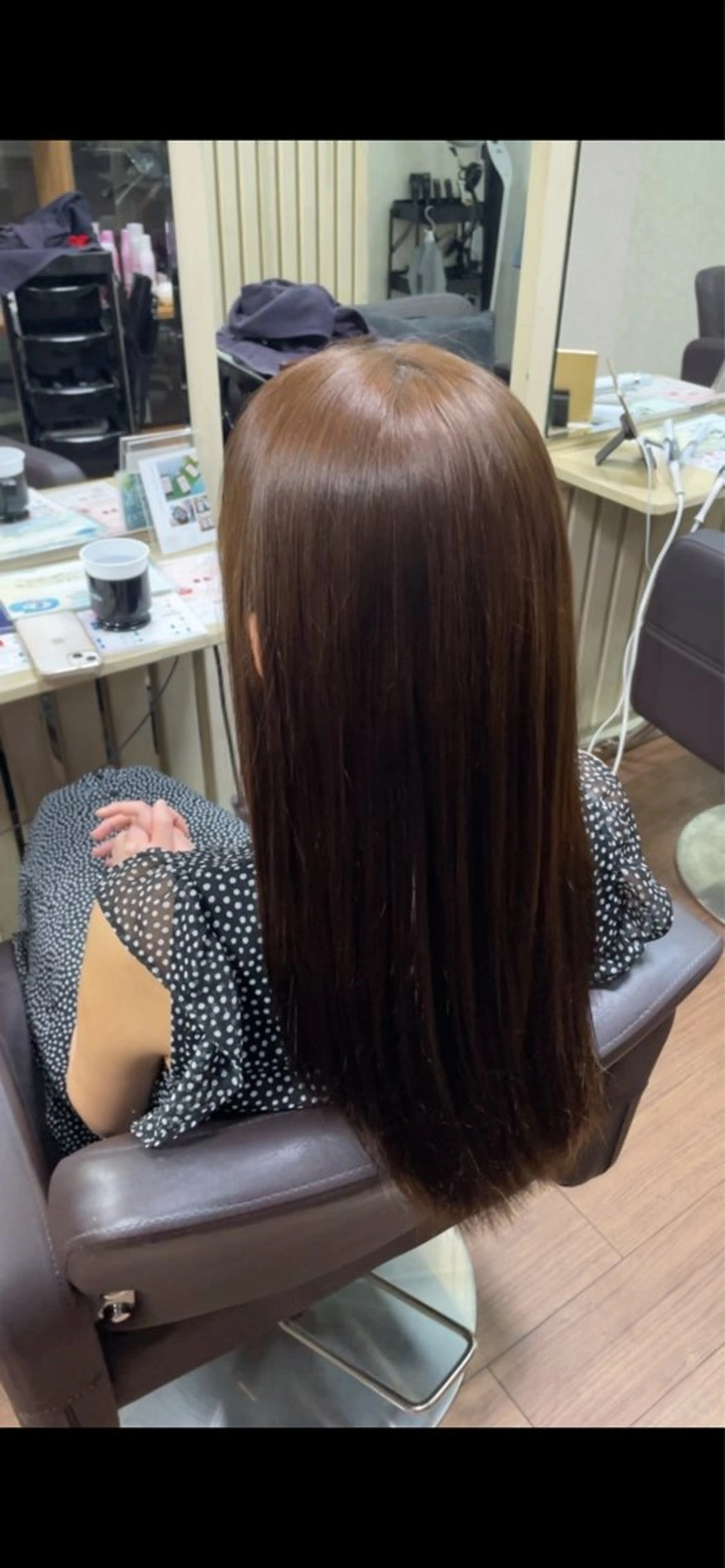 うる艶カラー＋髪質改善トリートメントの写真