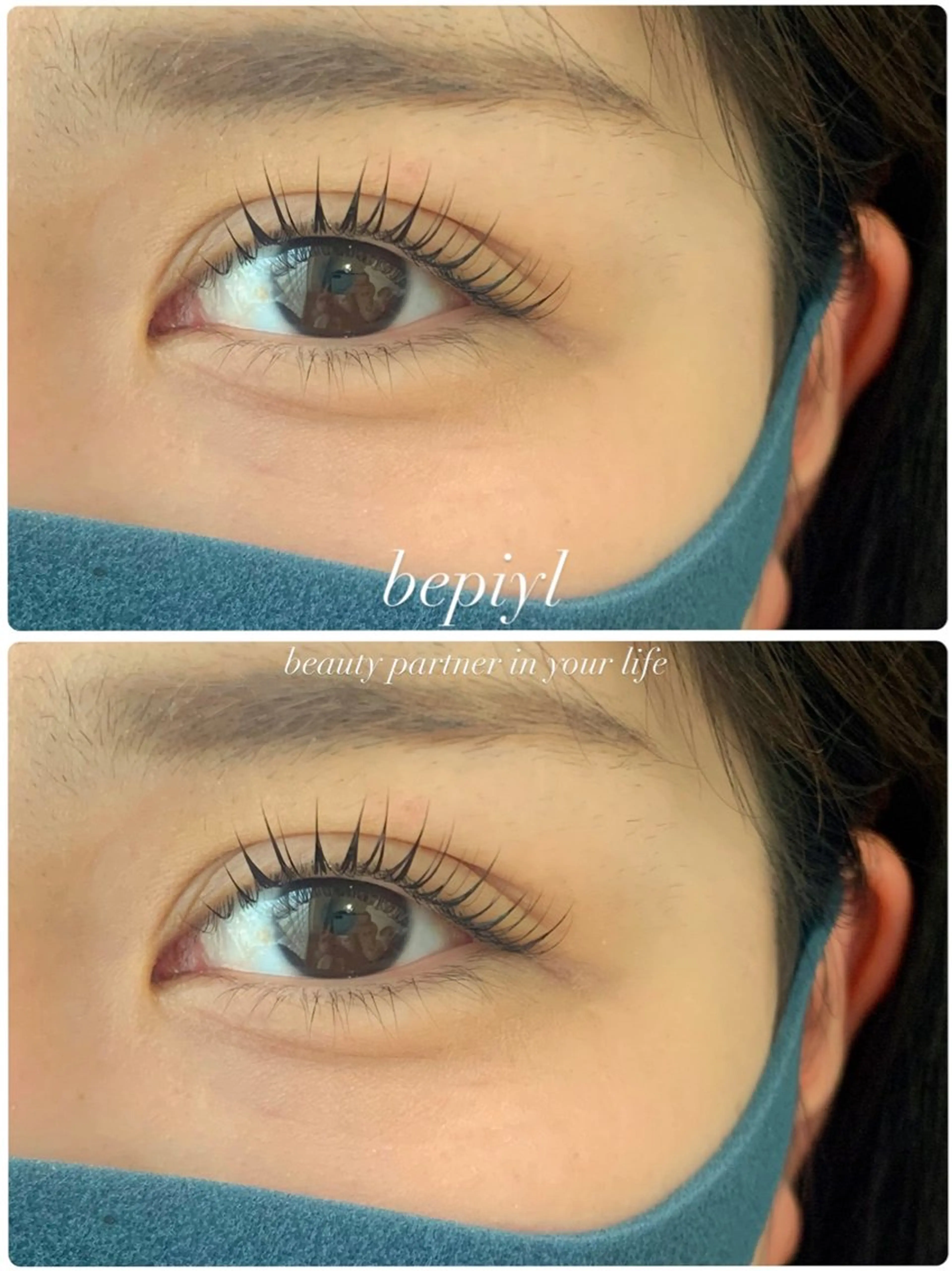 ケラチンラッシュリフト上下☆ブラックティント付き♪の写真