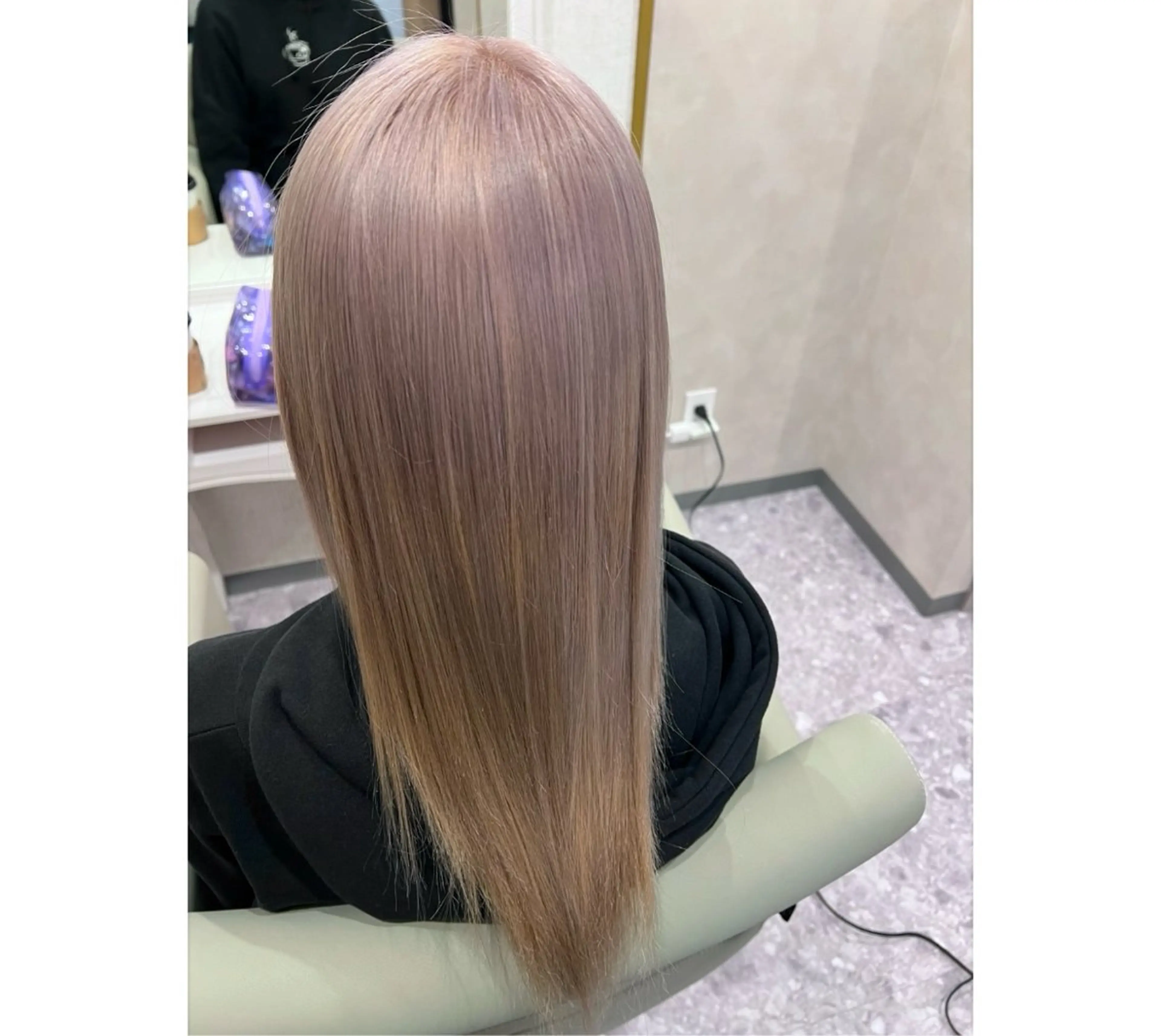 セミロング カラー ヘアカラー PELE 渋谷所属・渋谷ハイトーン/ エクステ/さきののヘアスタイル