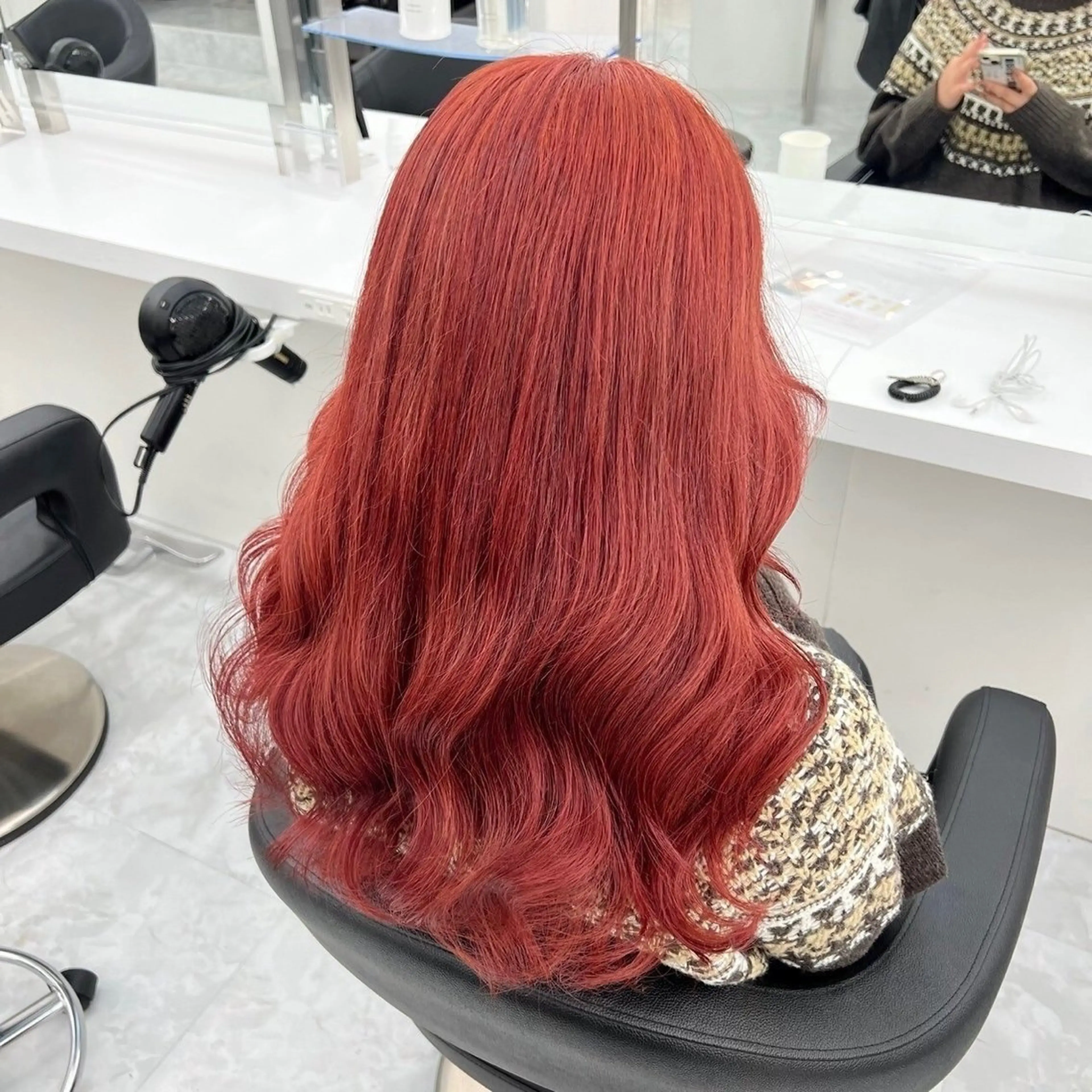 カラー girlな暖色ヘア 🪽🫧ハルナ🎀のヘアスタイル
