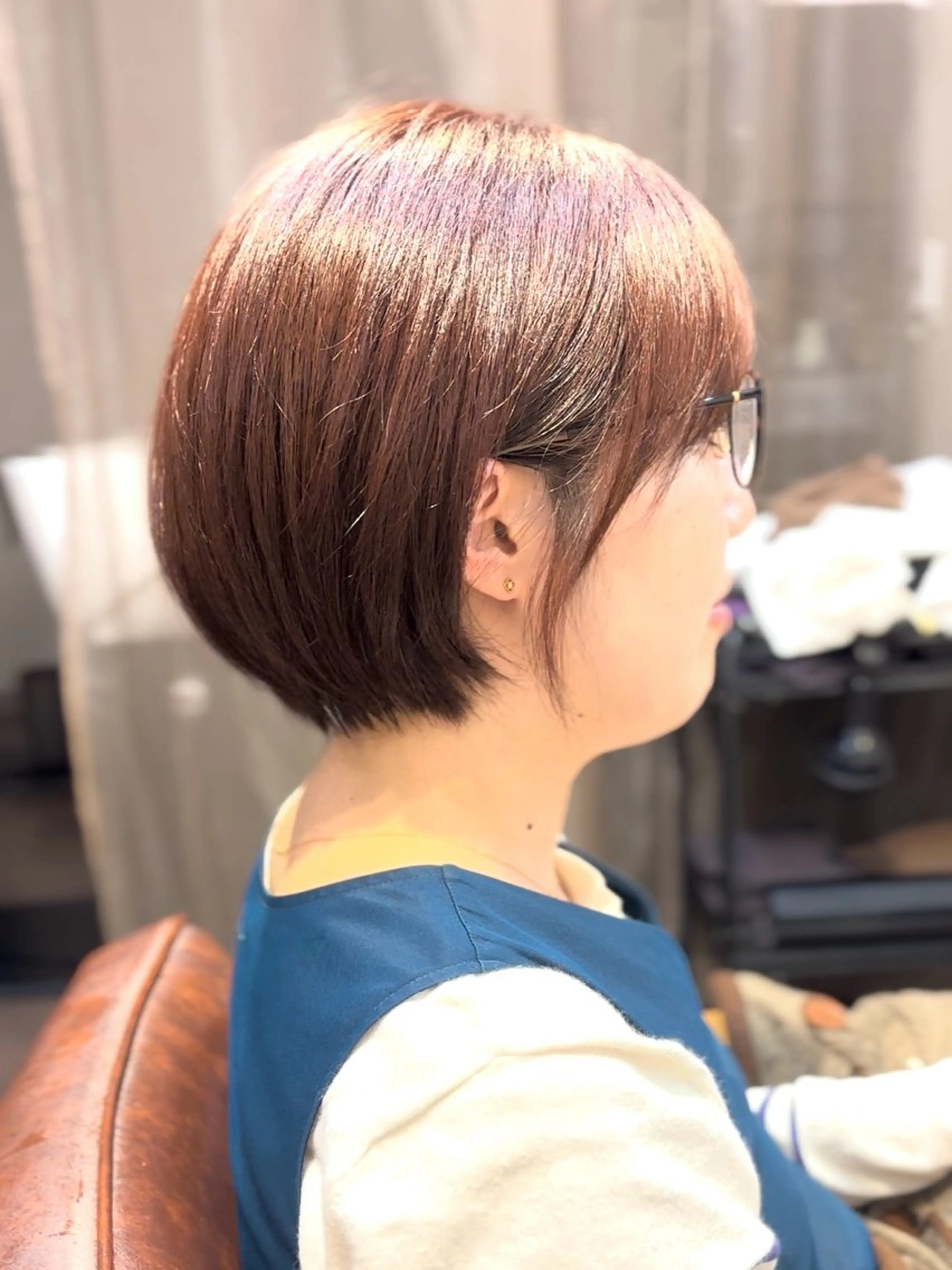 ショート 丸みショート ショートヘア カット ヘアカラー 野口 咲愛のヘアスタイル