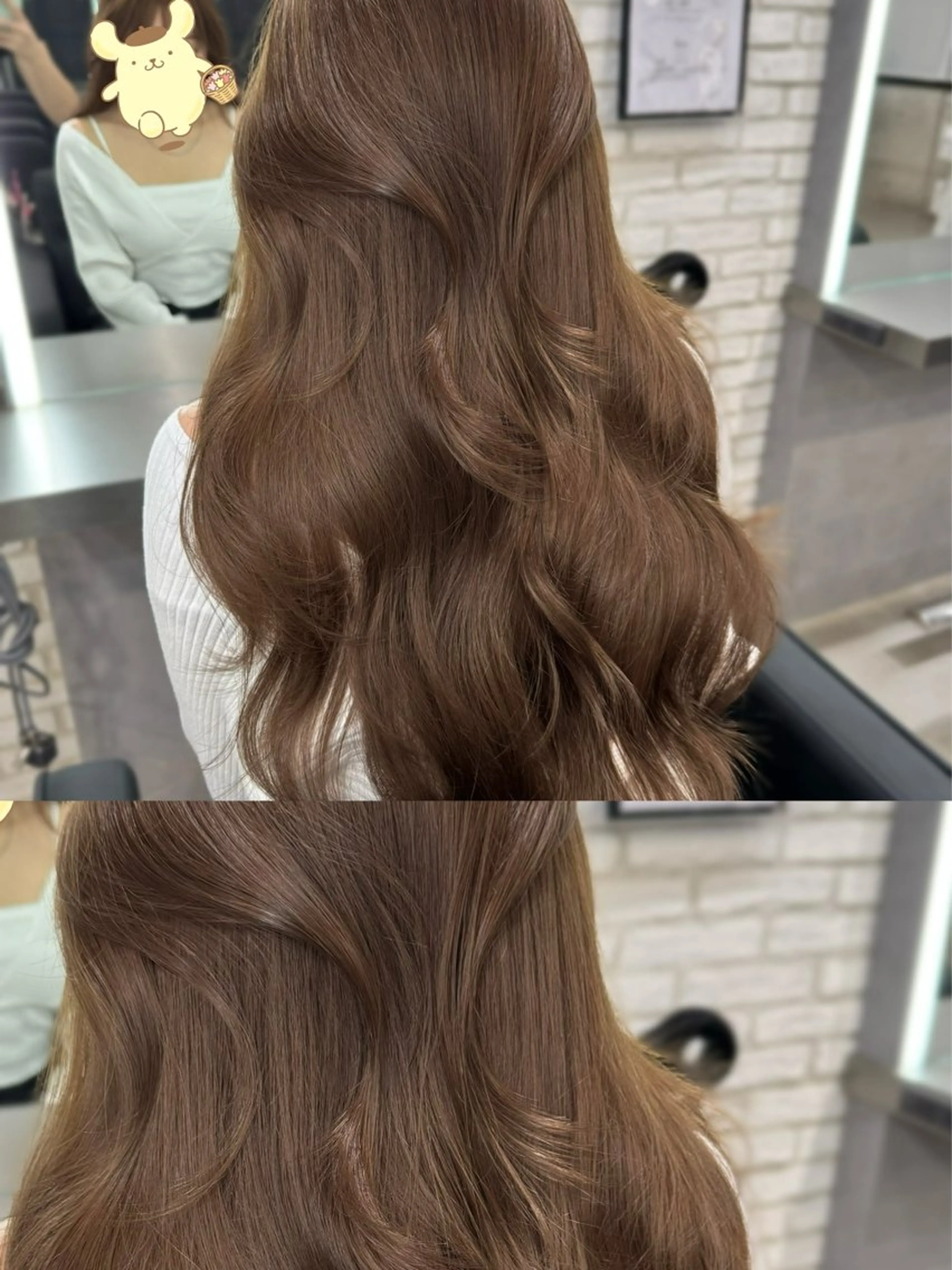 ロング カラー 艶カラー♡クール トレンドヘア♡アユミのヘアスタイル