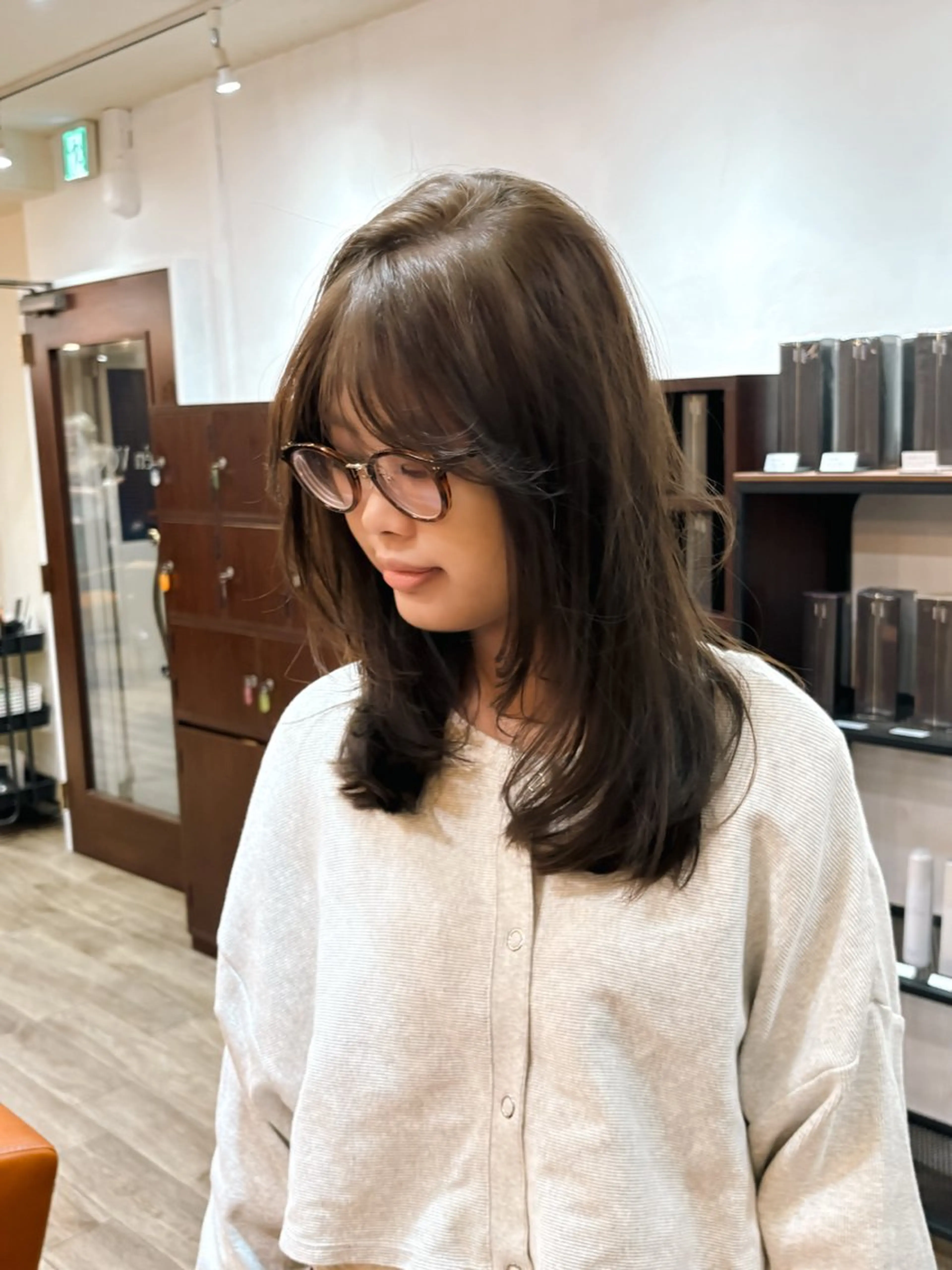 ミディアム カラー カット ヘアカラー トリートメント enVOGUE🌀 宮本泰周のヘアスタイル