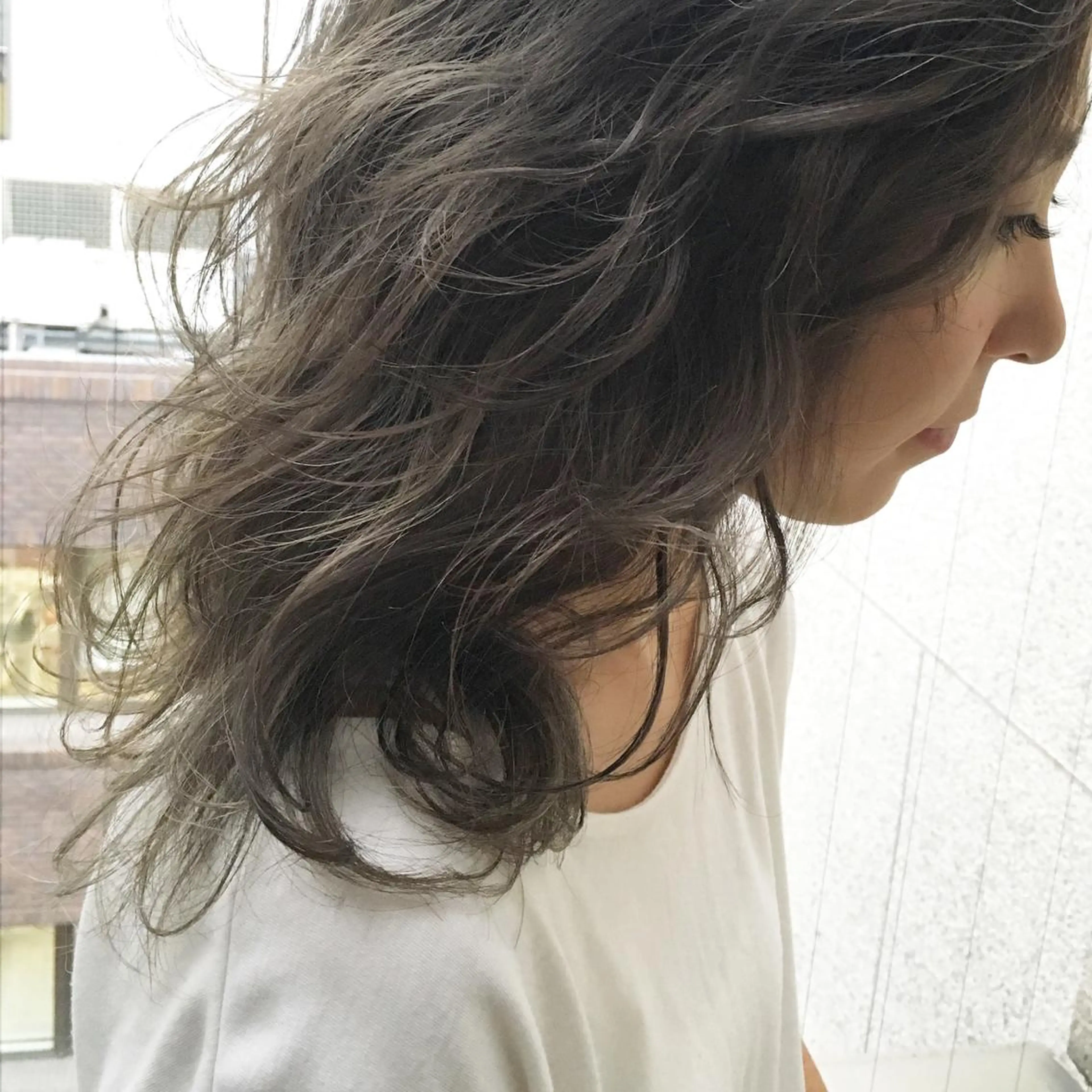 セミロング カラー アディクシーカラー アクアカラー バレイヤージュ ブリーチ ケアブリーチ RAFTOKYO 2nd所属・【美髪矯正】【スト カール】小野村翔太のヘアスタイル