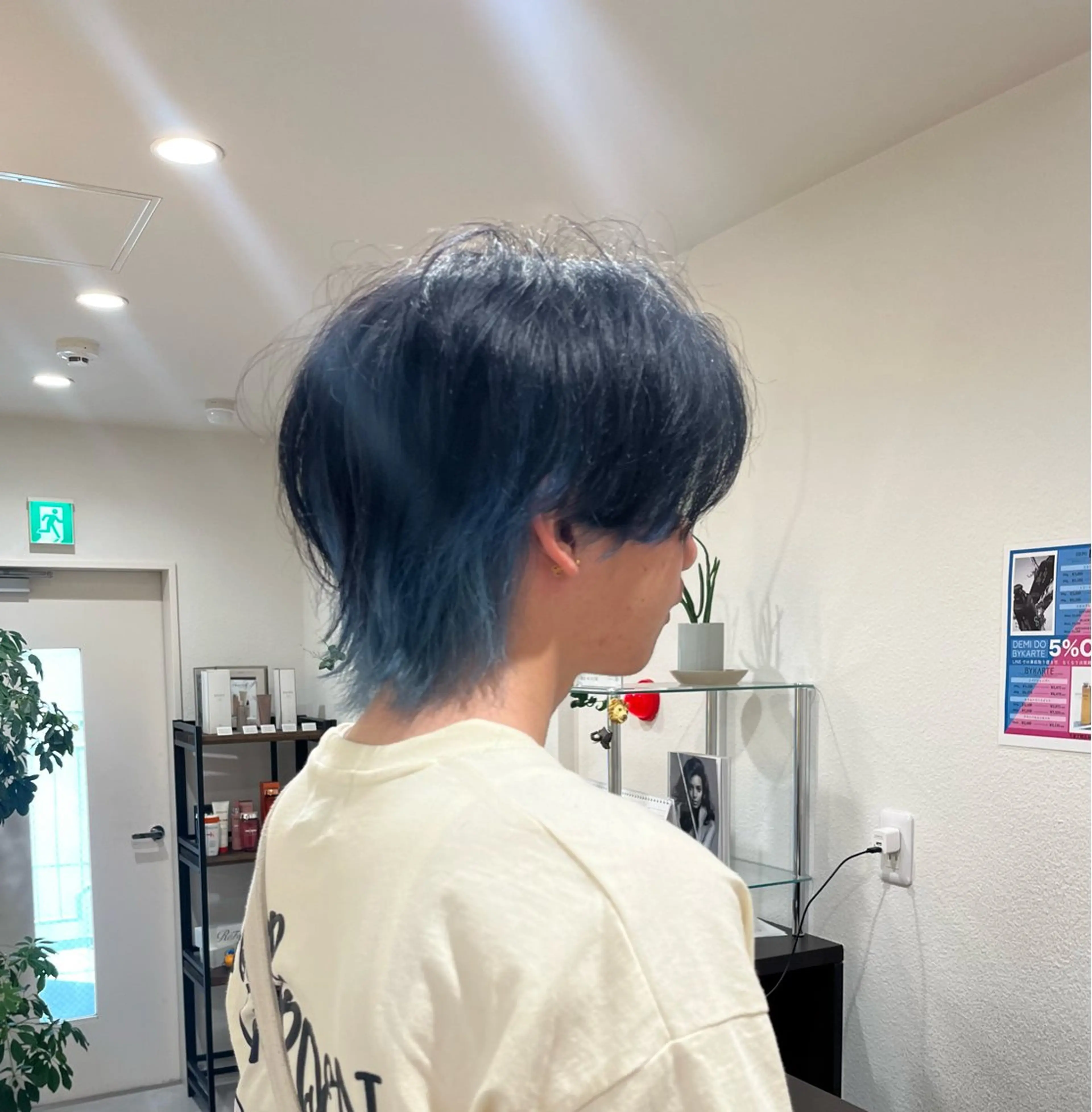 ショート ウルフカット カット トリートメント メンズ特化🔥再現度 高カット/パーマ/元のヘアスタイル