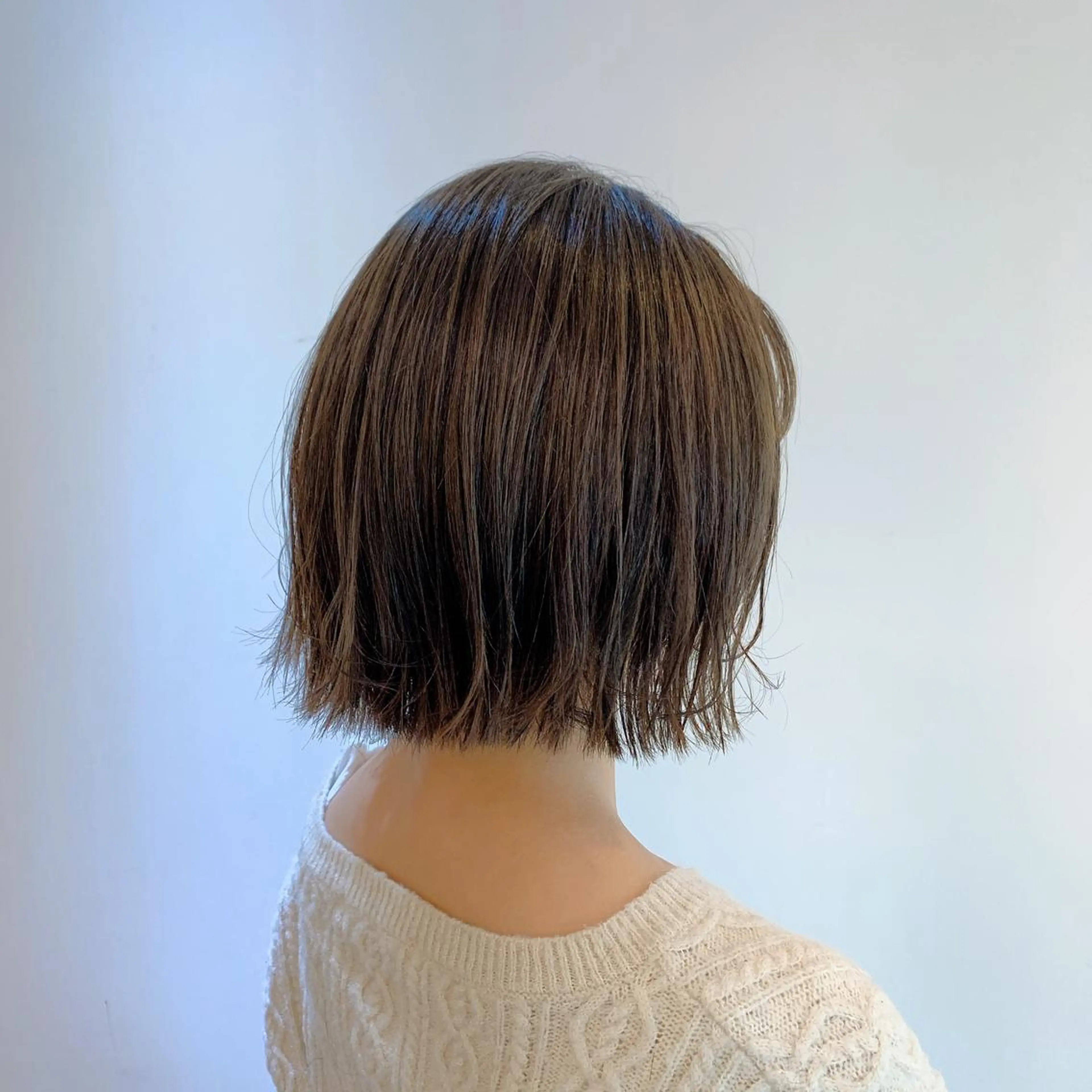 ショート カラー ヘアアレンジ アッシュ ダークアッシュ ボブ 似合わせhair🔸 アサダ　タカコ🔸のヘアスタイル