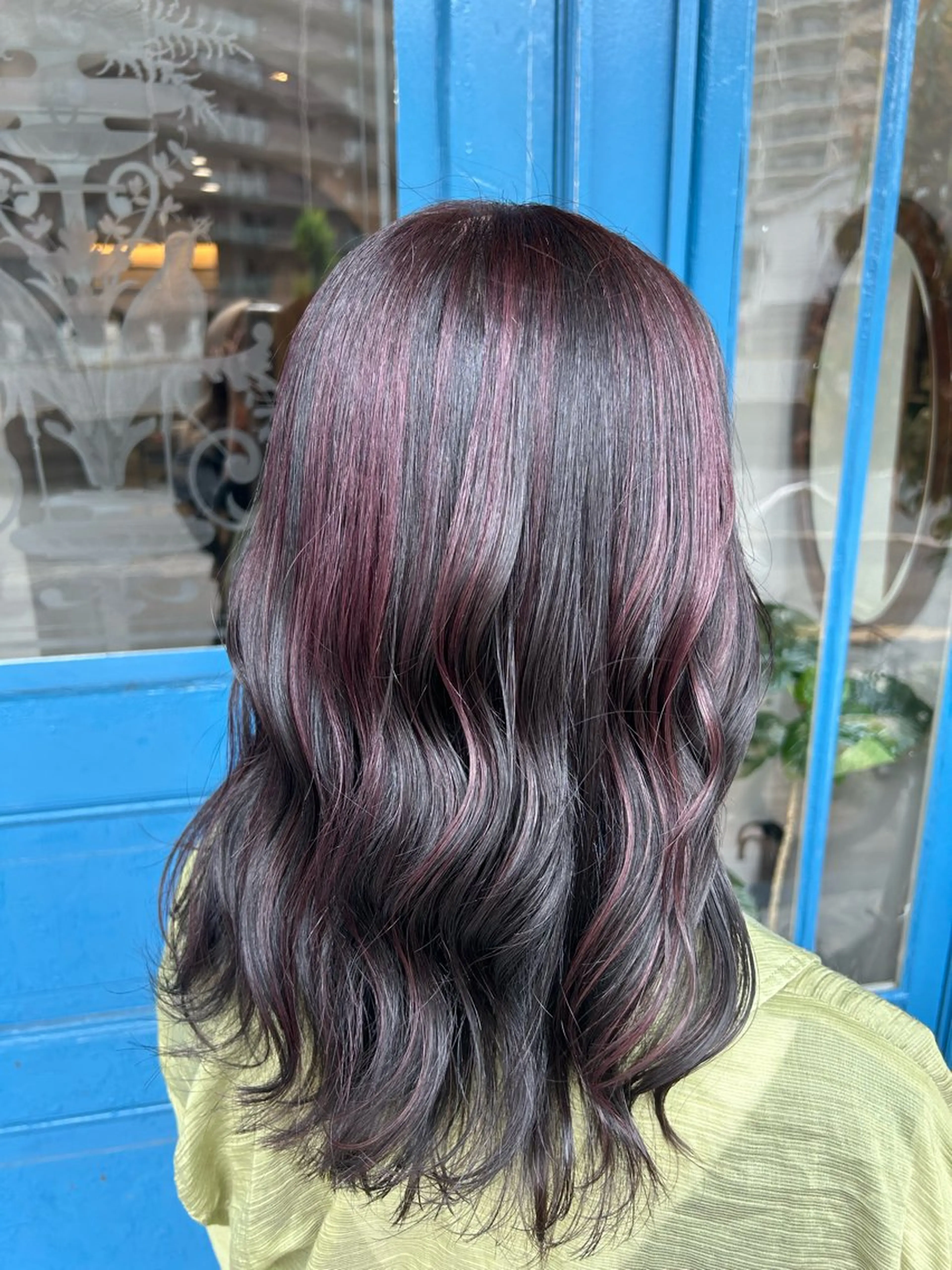 セミロング ヘアカラー トリートメント 艶髪/韓国風🤍🖤 小林実央‎のヘアスタイル