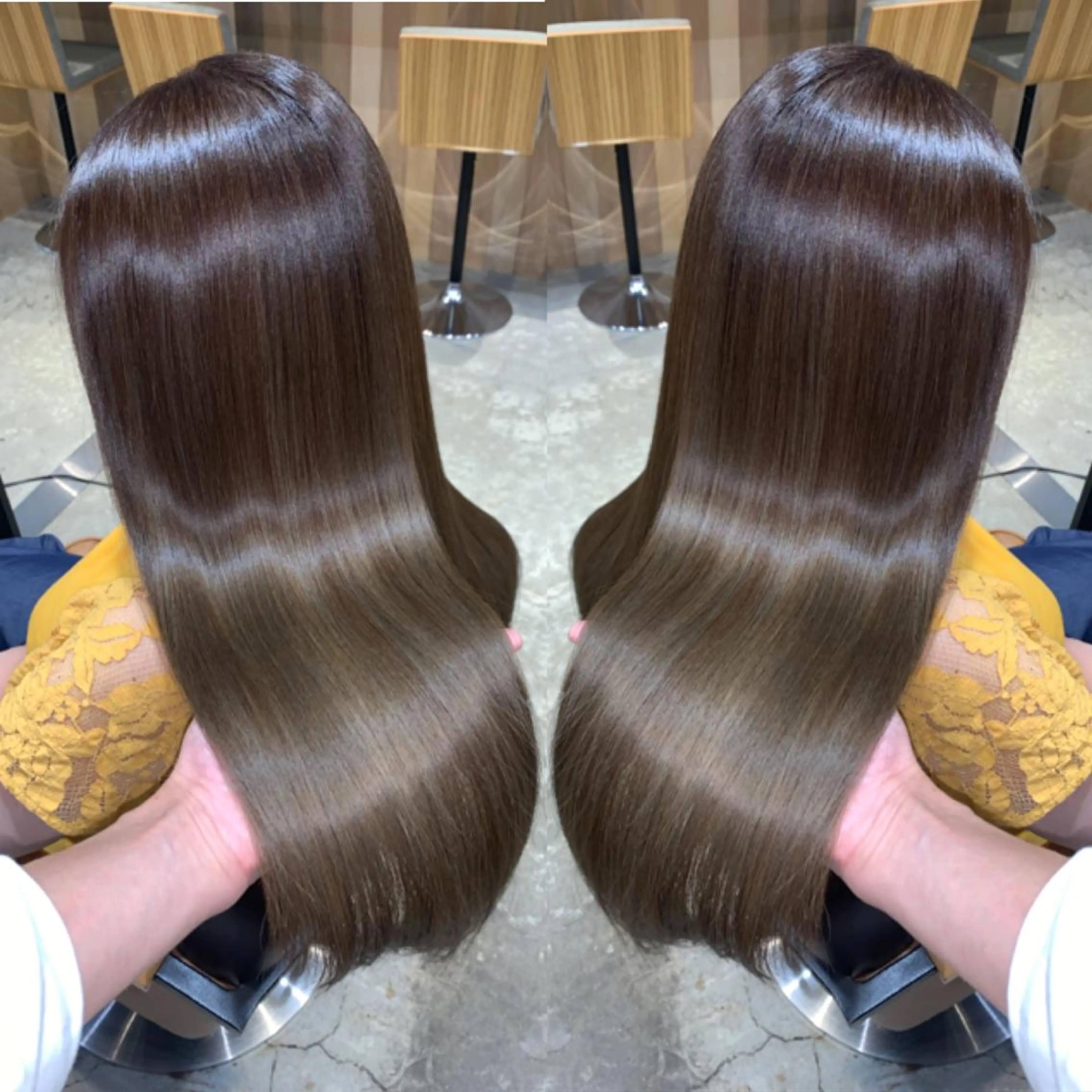 ロング 縮毛矯正/髪質改善 井上智秀のヘアスタイル