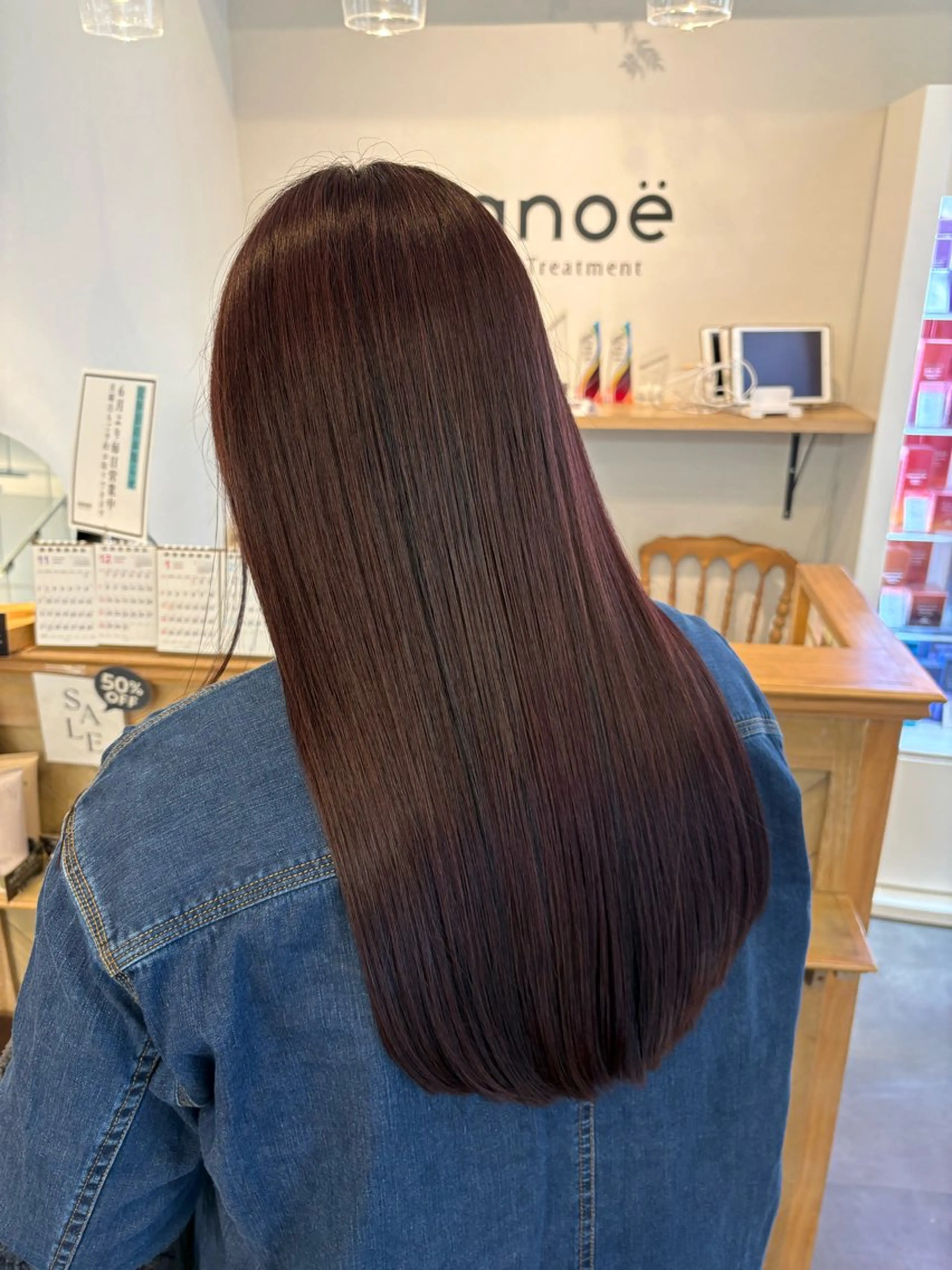 似合わせカット➕透明感カラー➕髪質改善トリートメントの写真