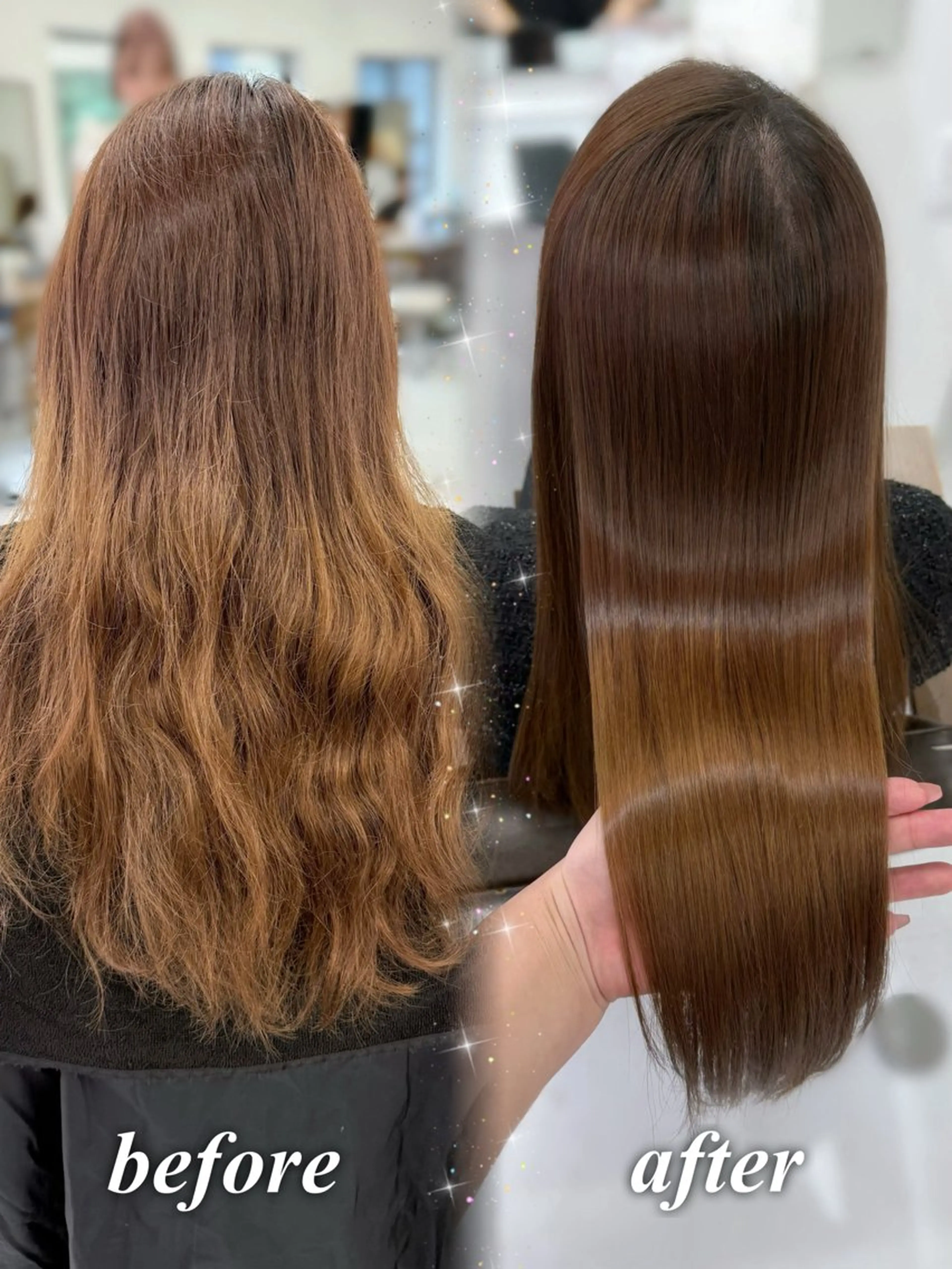 【💎韓国ヘア×縮毛矯正💎】韓国ヘアカット➕水素髪質改善ストレートの写真