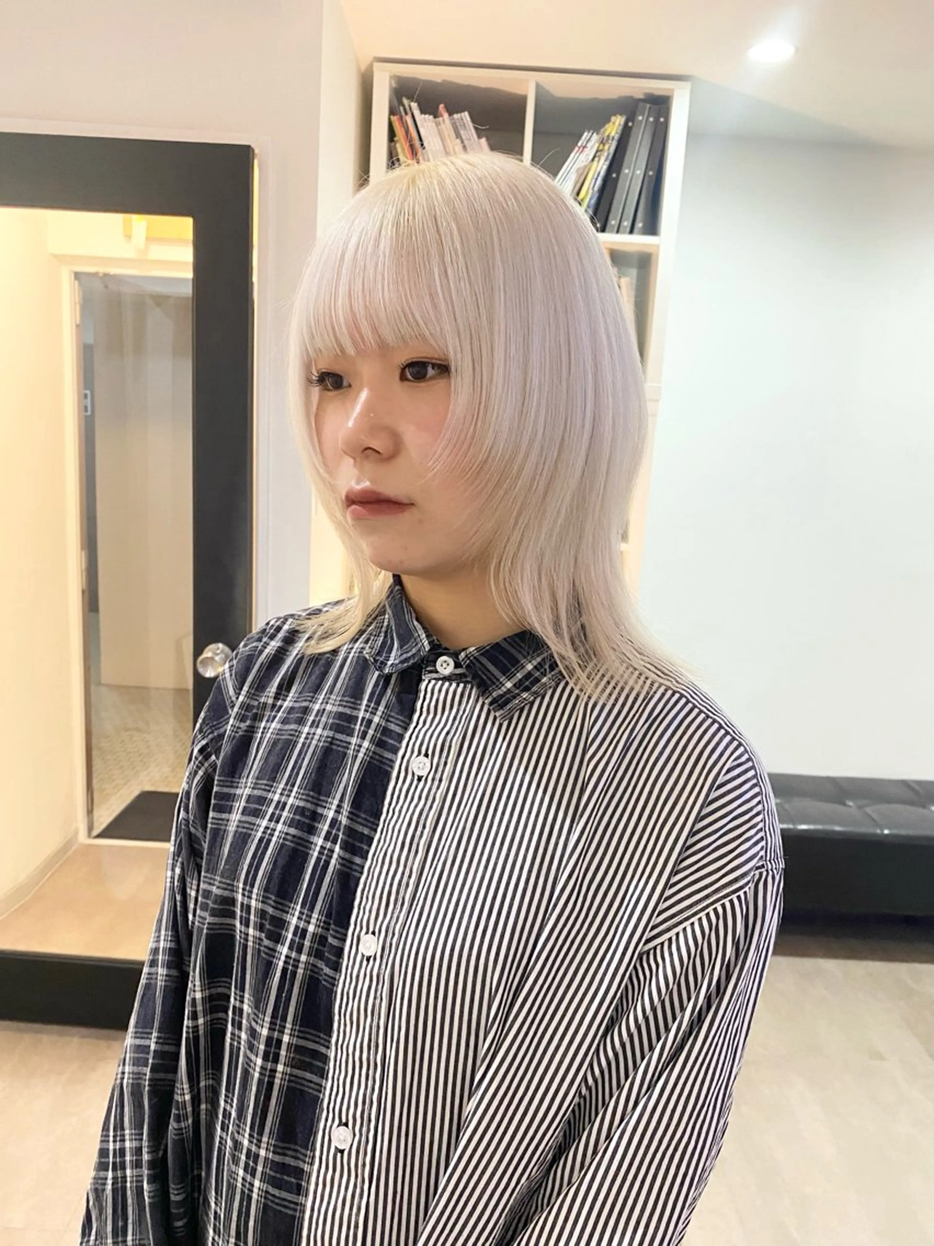 ミディアム カラー ブリーチ 名古屋/髪質改善 /ミサトのヘアスタイル