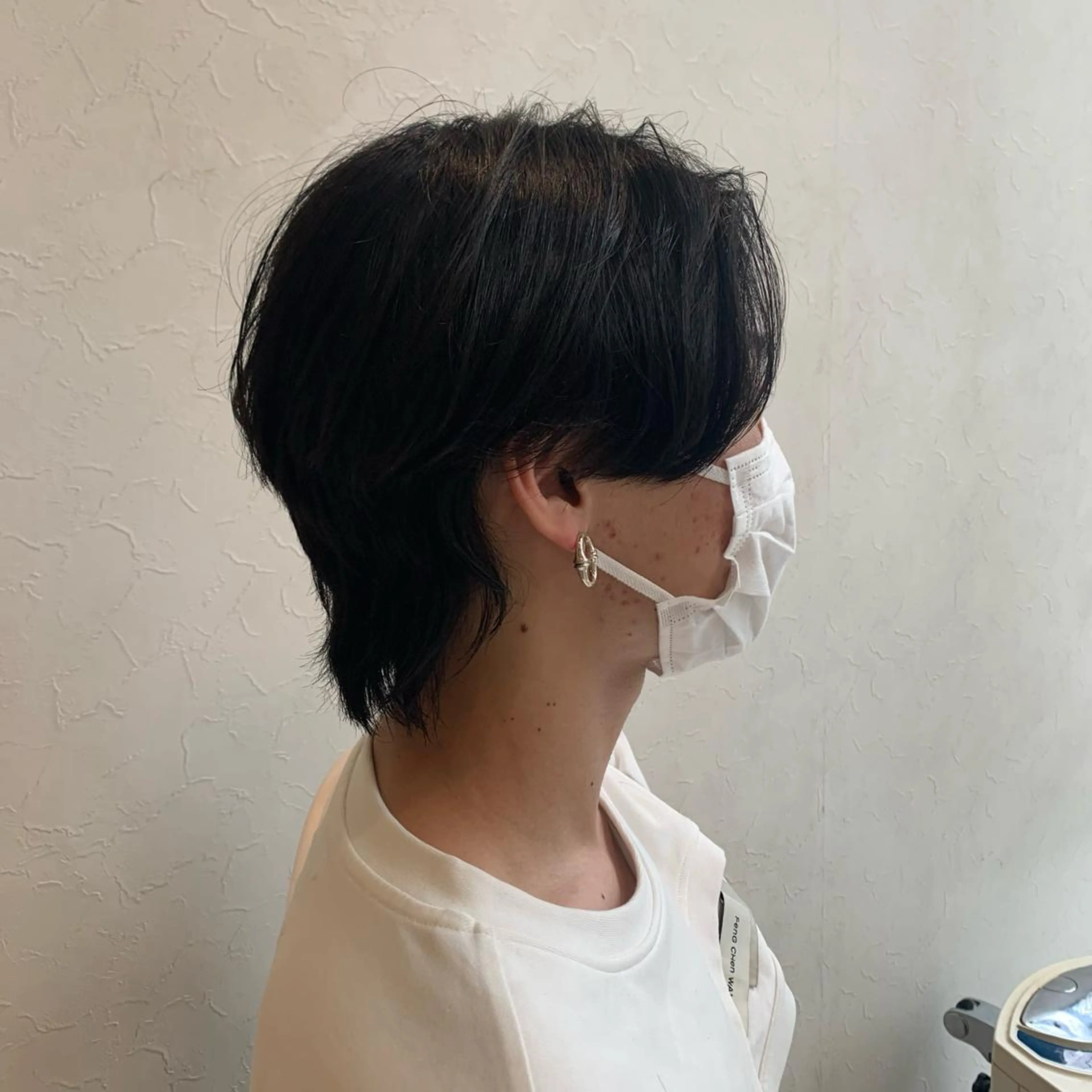 ショート メンズ センターパート メンズウルフカット ウルフカット カット メンズ指名多数!! SiLO 田島のヘアスタイル