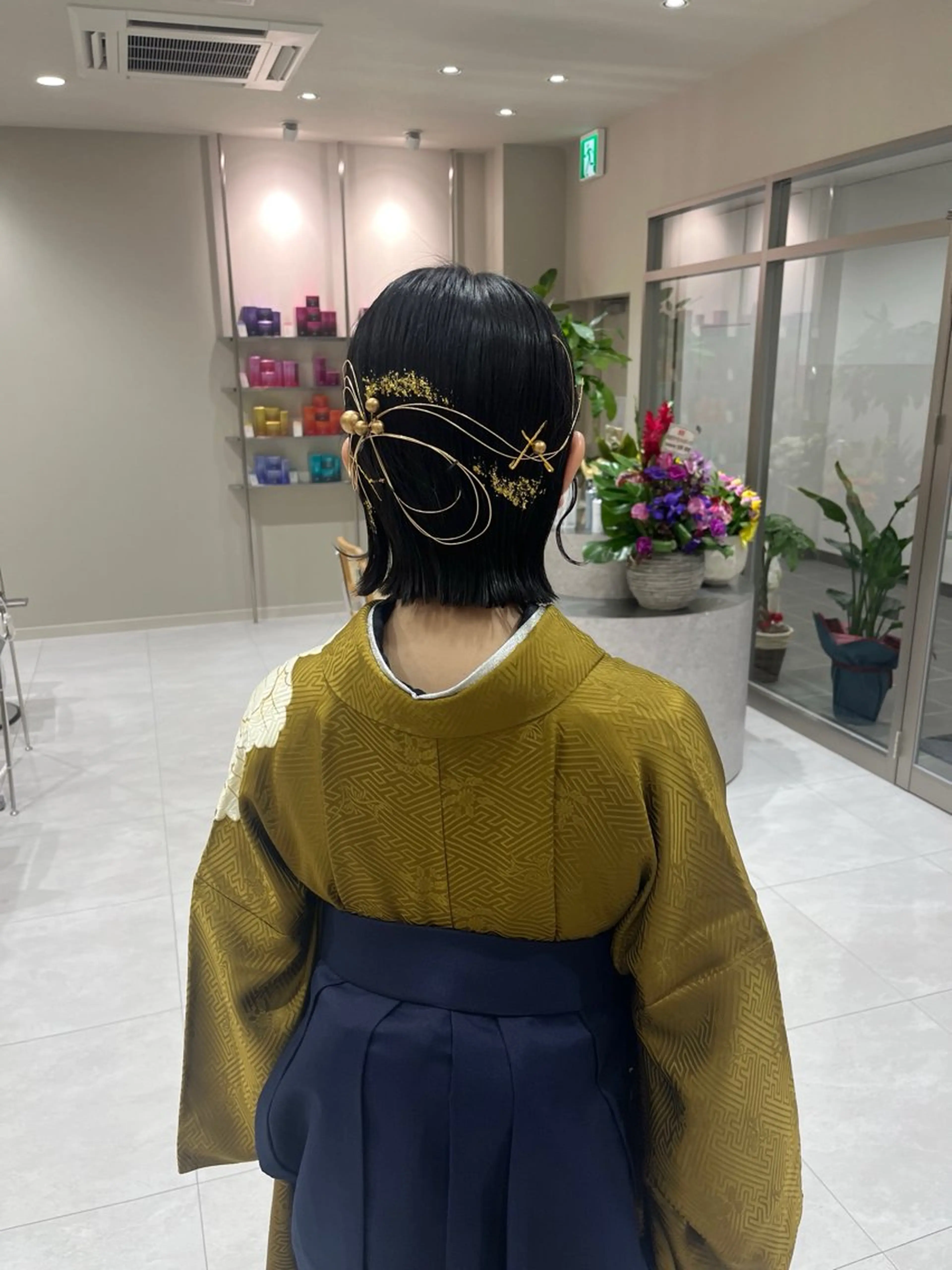 ショート ヘアセット バレイヤージュ/ヘア アレンジ/shionのヘアスタイル