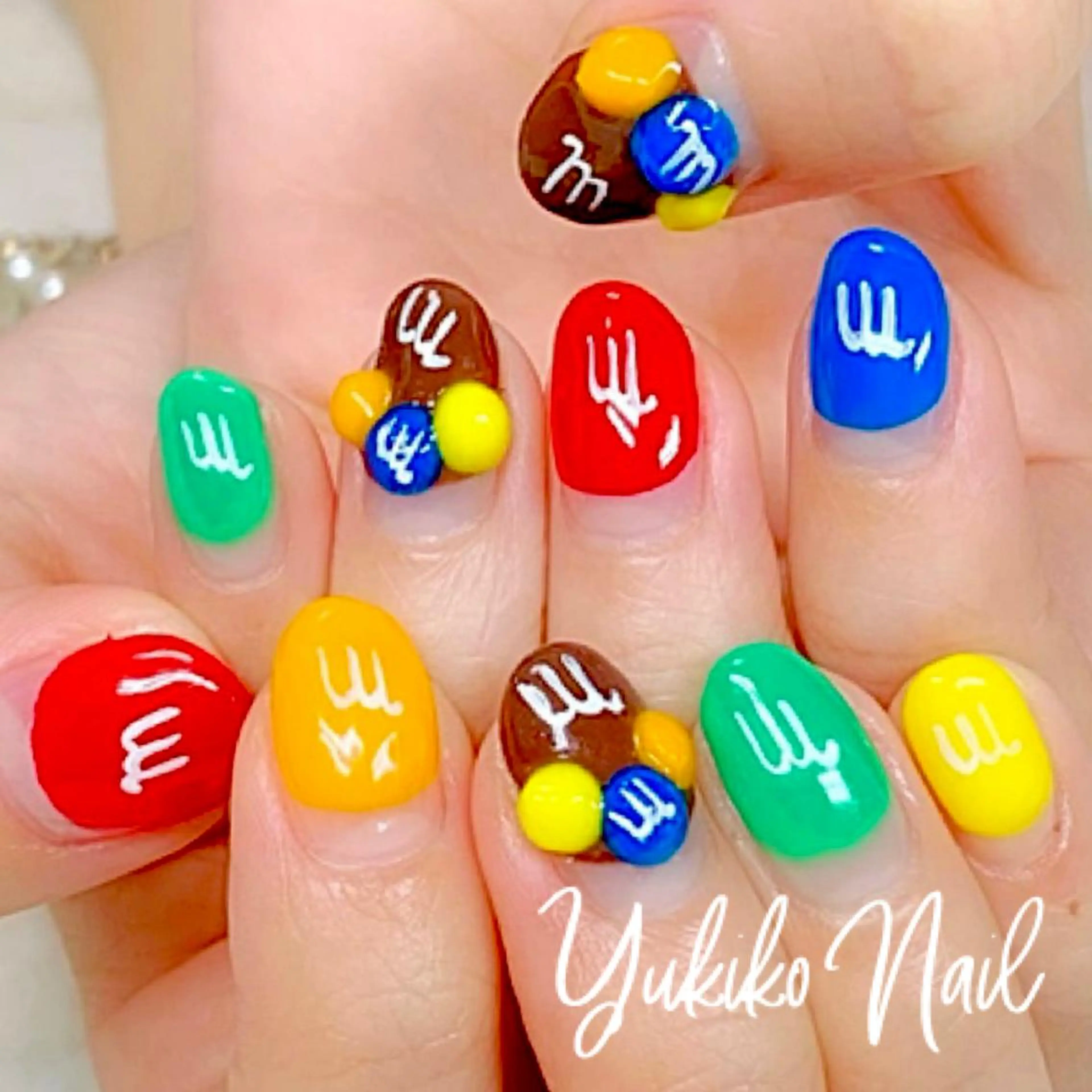 ネイル アートネイル 持ち込み ハンドネイル ユキコ ネイルのネイルデザイン