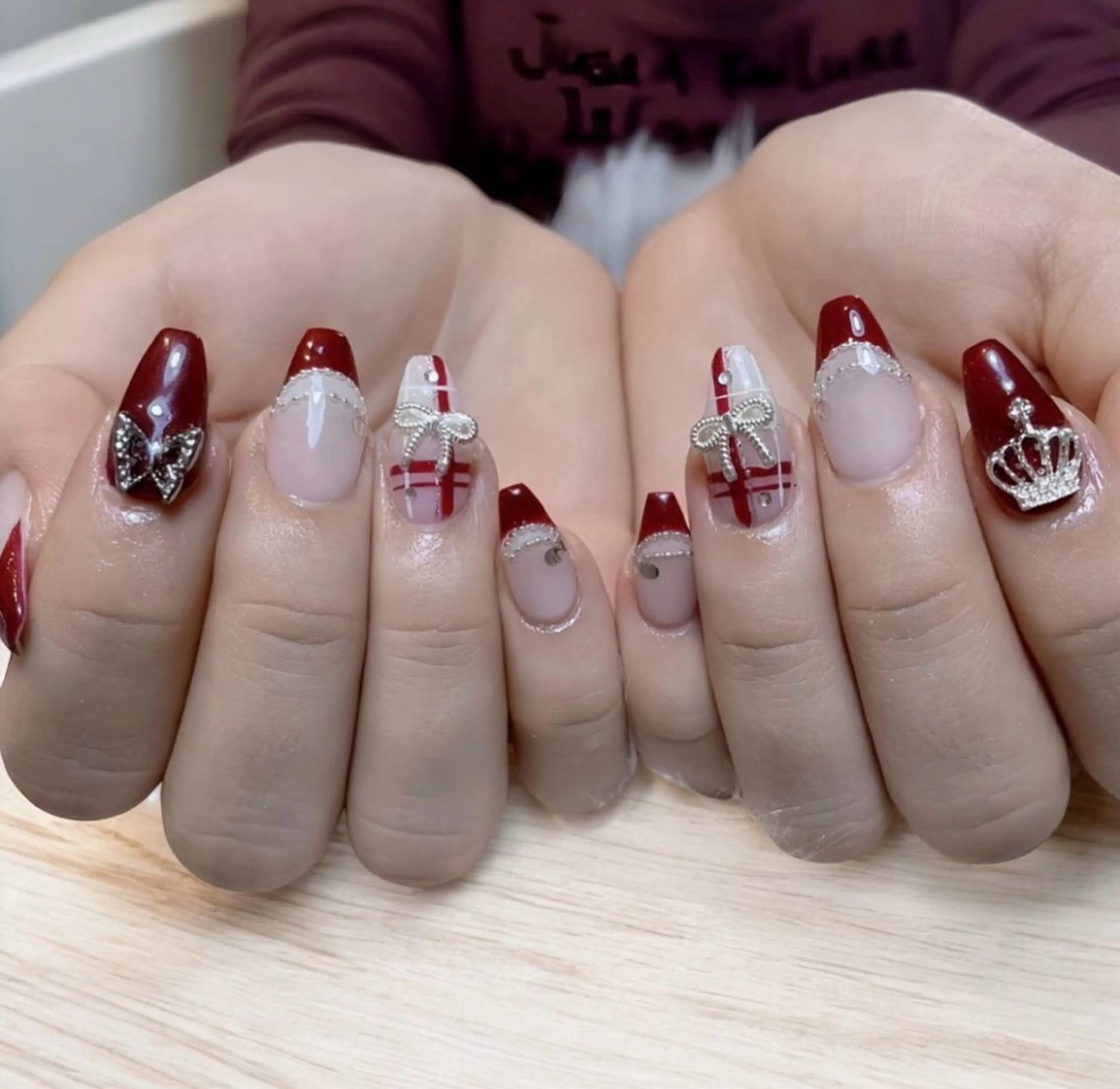 ネイル アートネイル 長さ出し ネイルチップ MoonHi Nail 朝霞台のネイルデザイン