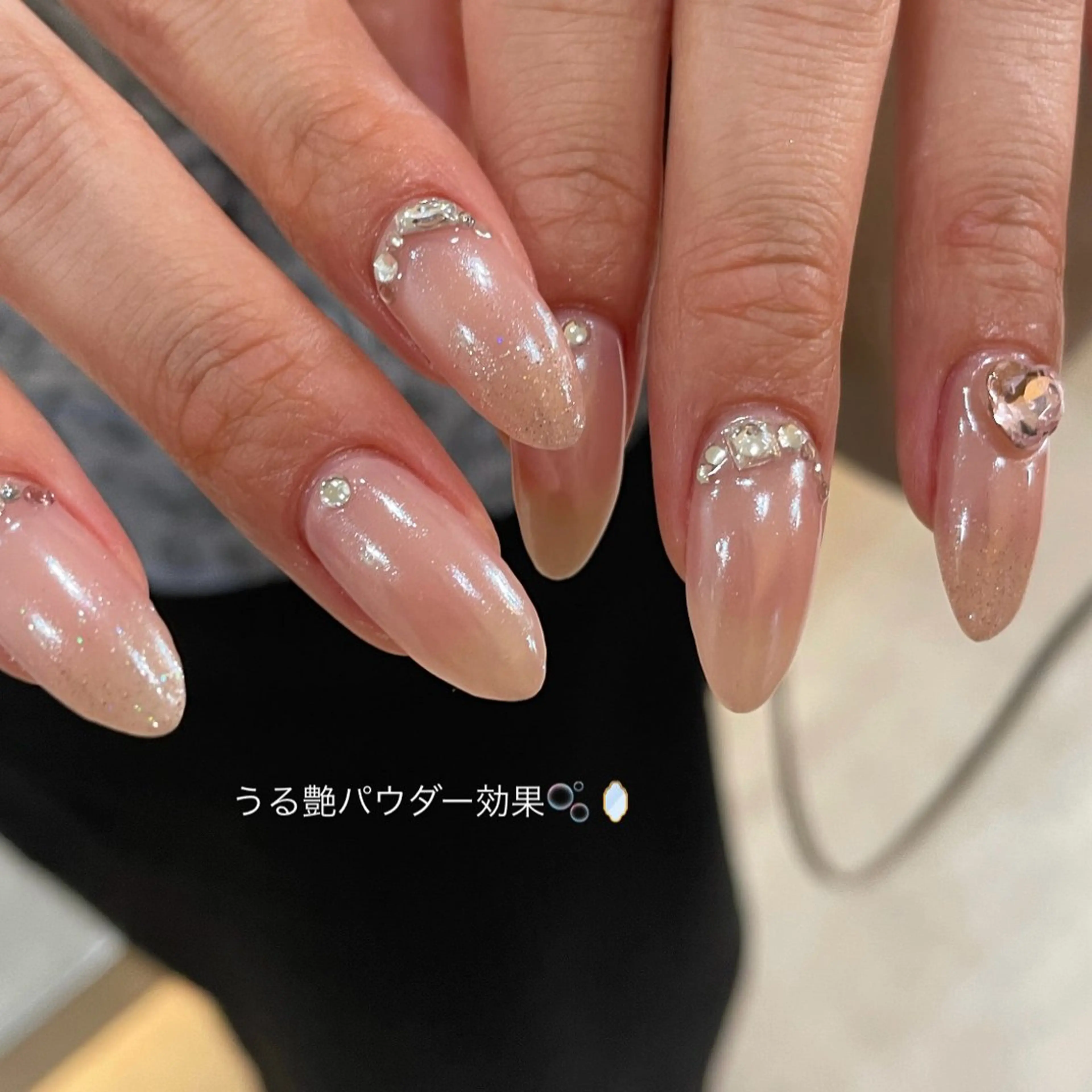 ネイル オフィスネイル ピンク ハンドネイル you (ユウ)のネイルデザイン