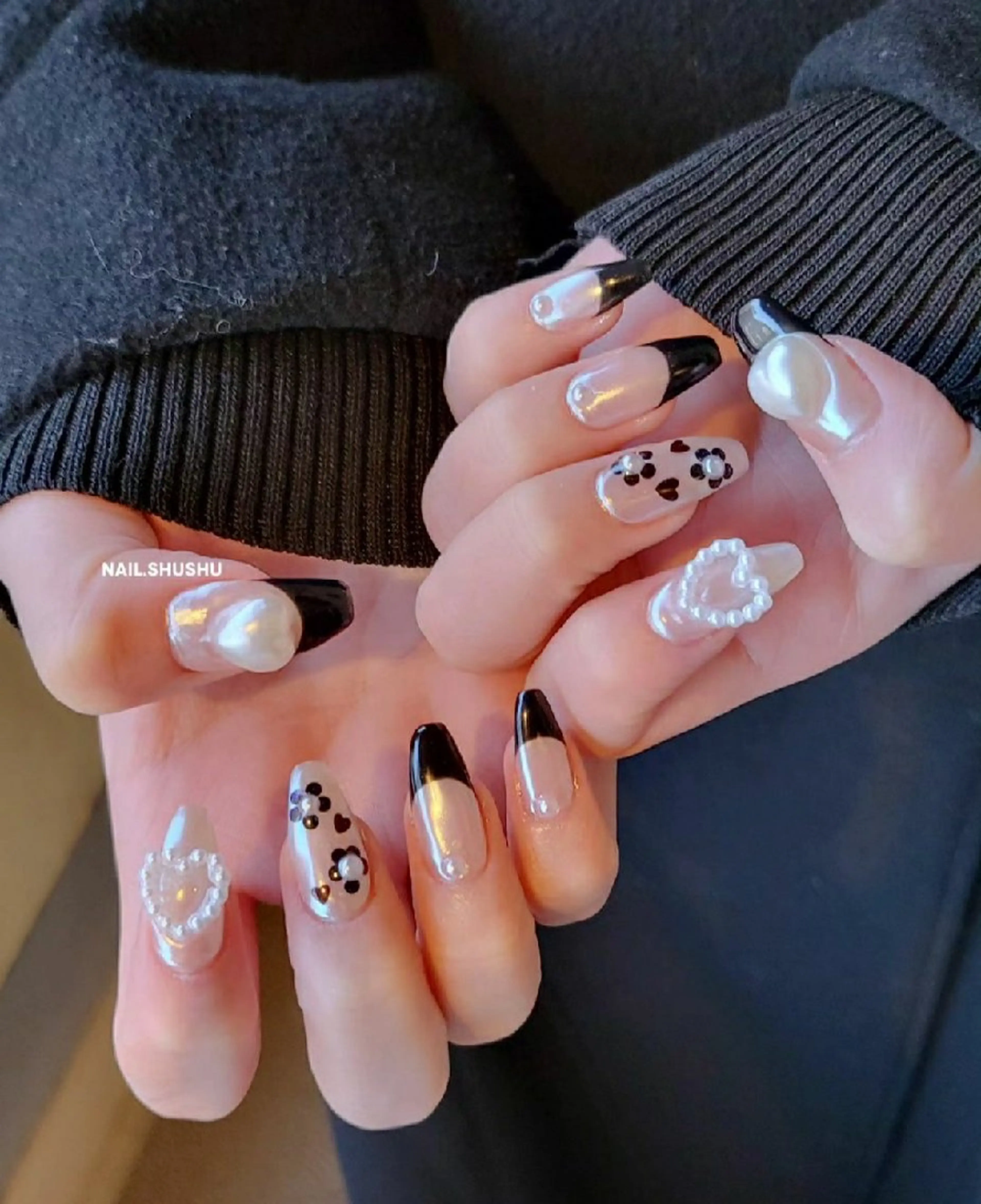 ネイル 持ち込み ニュアンスネイル ワンカラーネイル シンプルネイル 春ネイル ハンドネイル 3dパーツ/流行り 👧shushu❤️のネイルデザイン