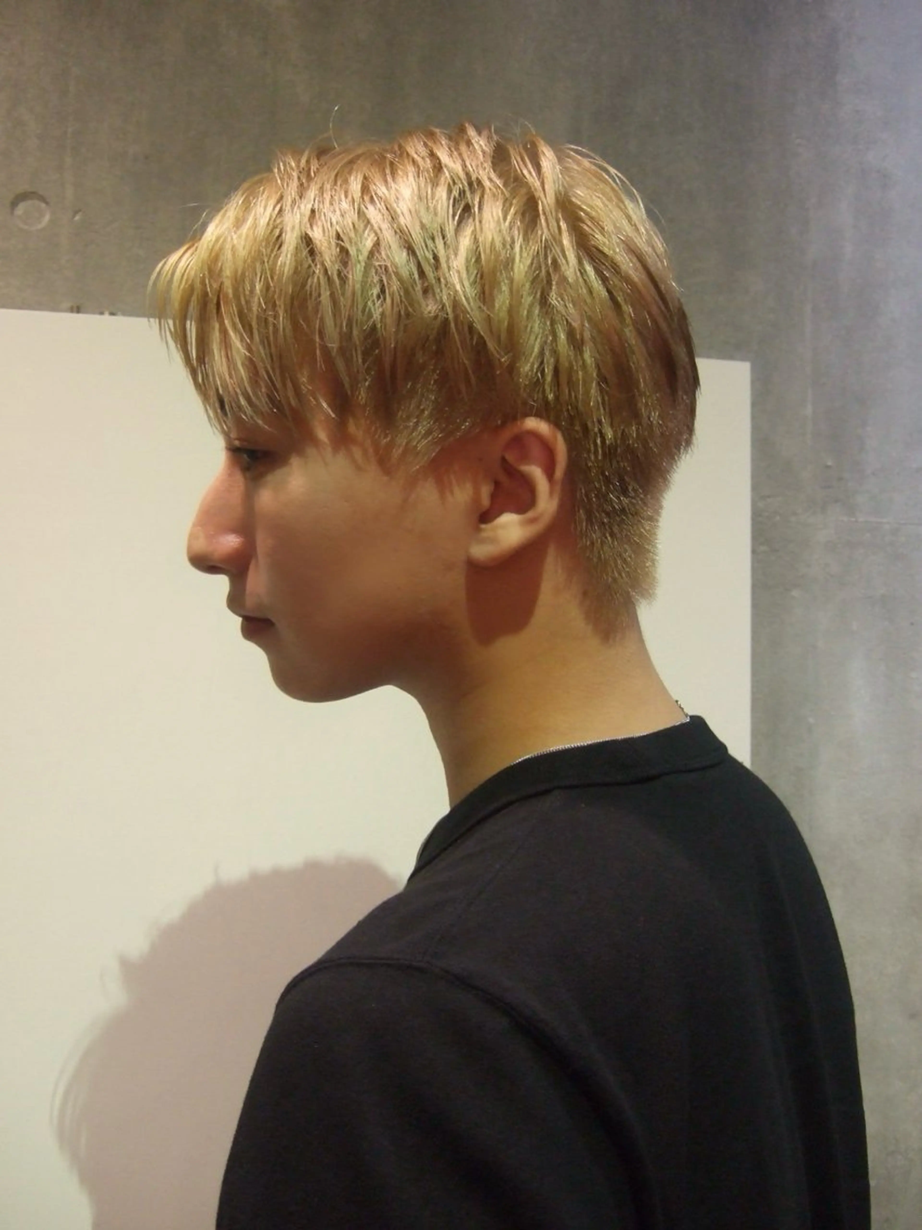 ショート カラー メンズ ヘアカラー 柴田 愛奈のヘアスタイル