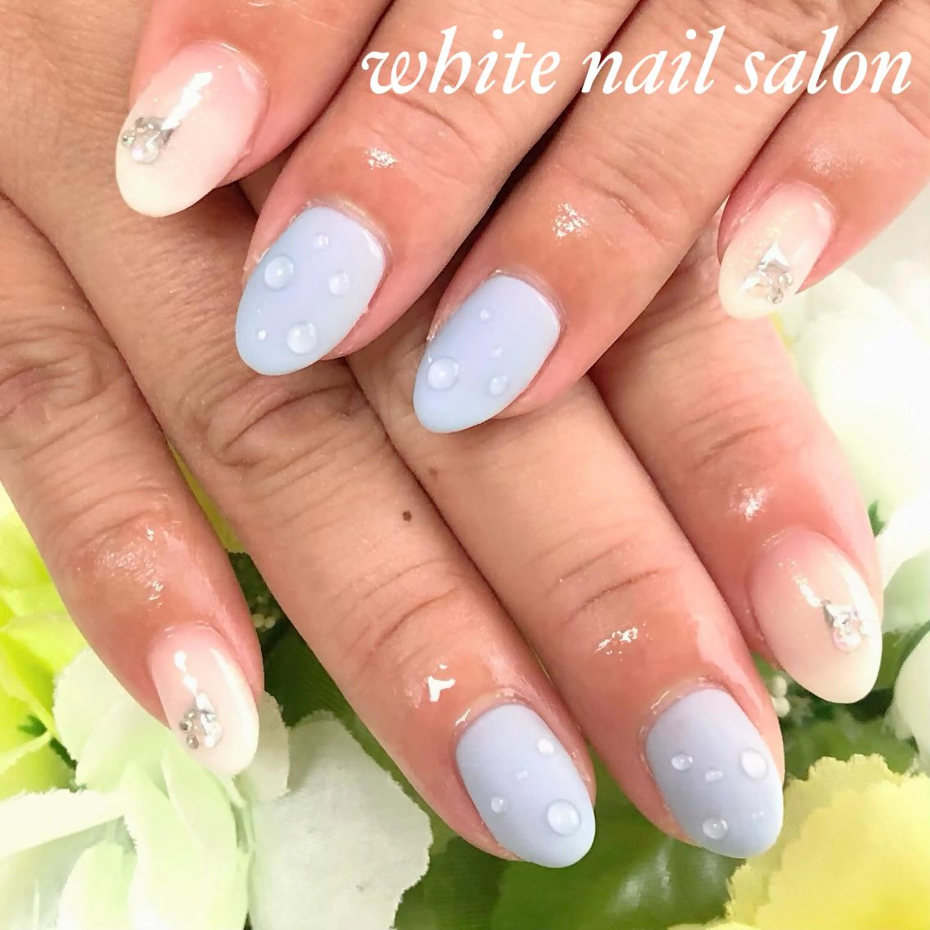 ネイル アートネイル フレンチネイル ジェルネイル ハードジェル 持ち込み ハンドネイル white nail salonのネイルデザイン