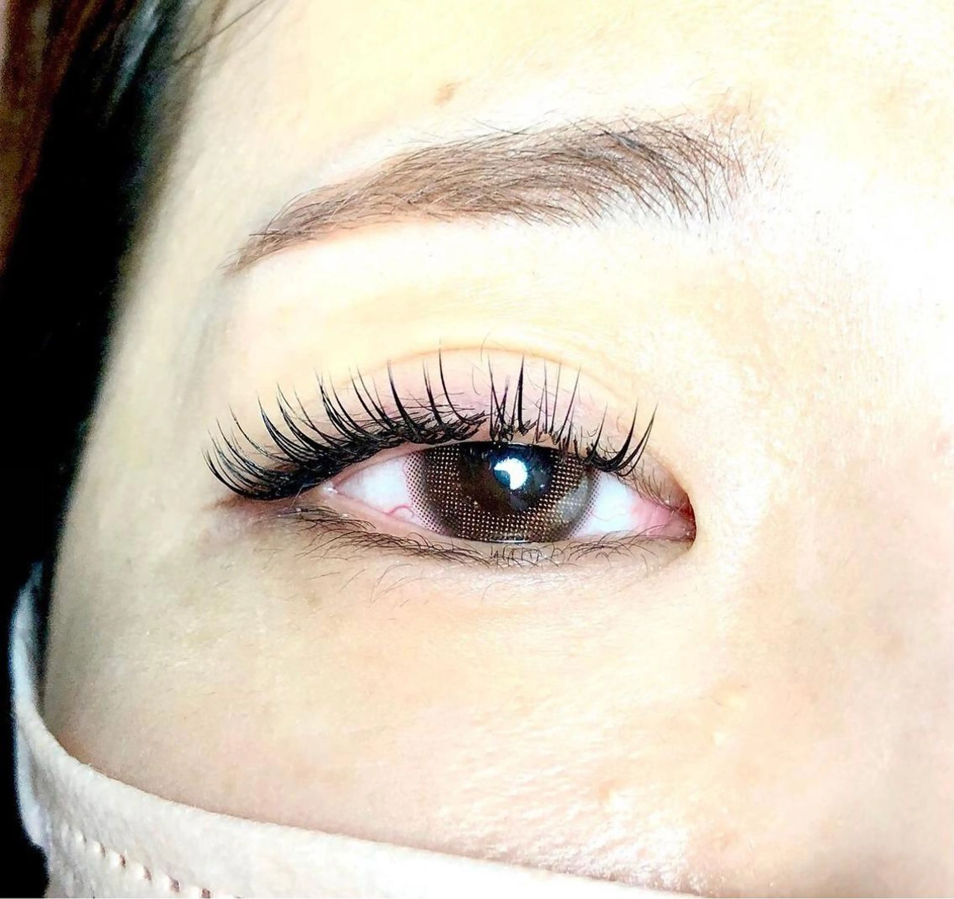 シングルラッシュつけ放題💜オフ•コーティング付きの写真