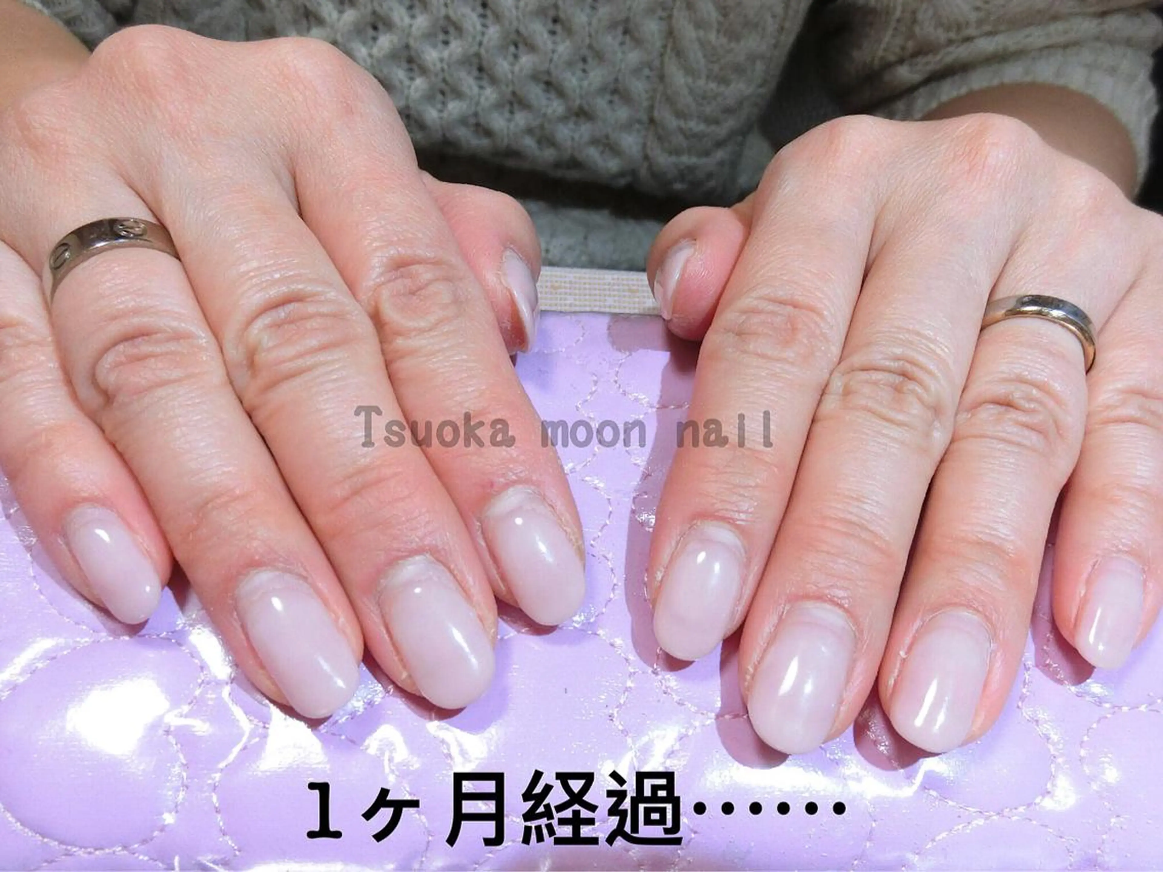 ネイル 🌙都岡 ムーンネイルのネイルデザイン