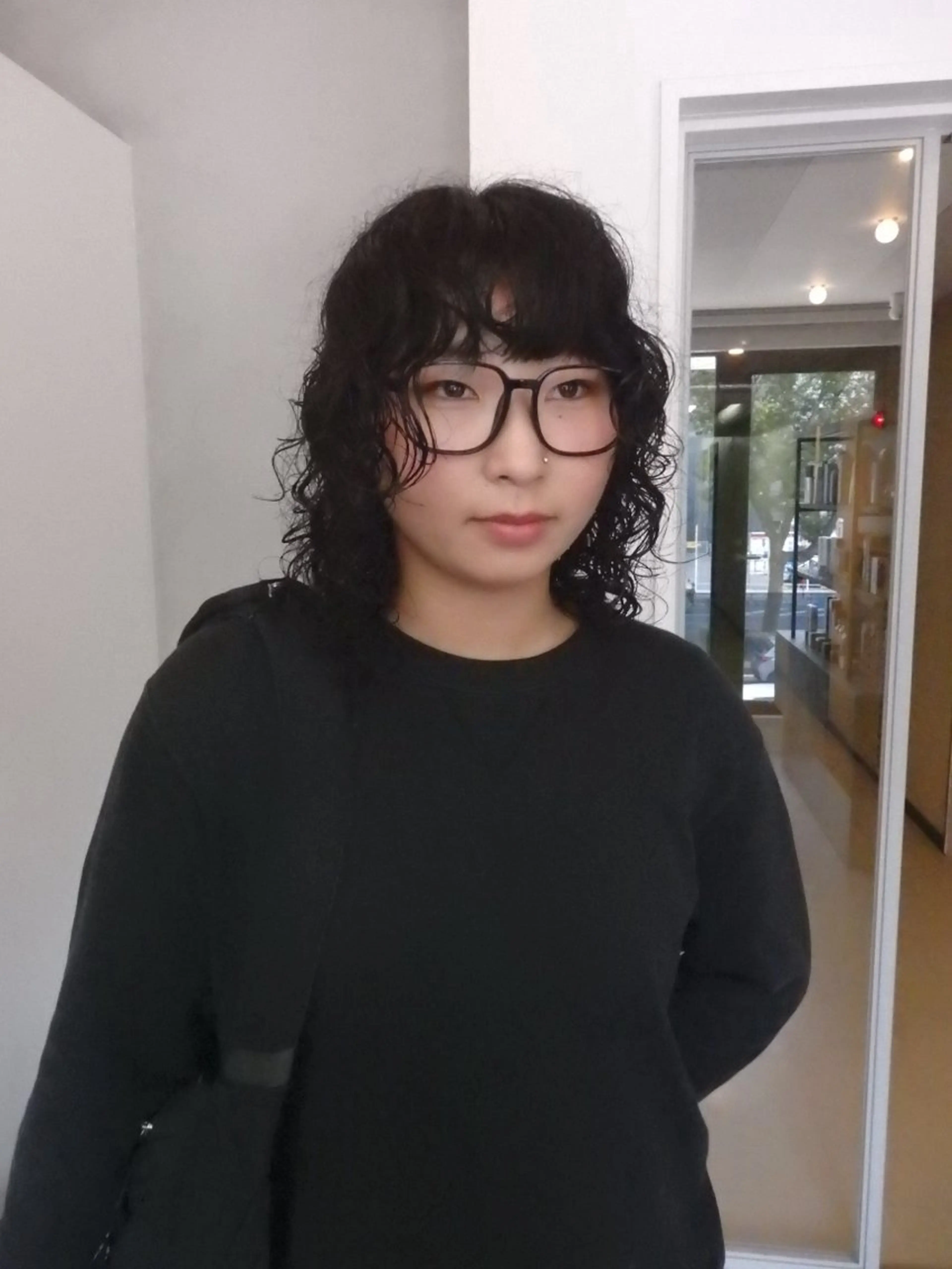 ロング パーマ 彩葉/ブリーチ/ カットモデル栄・伏見のヘアスタイル