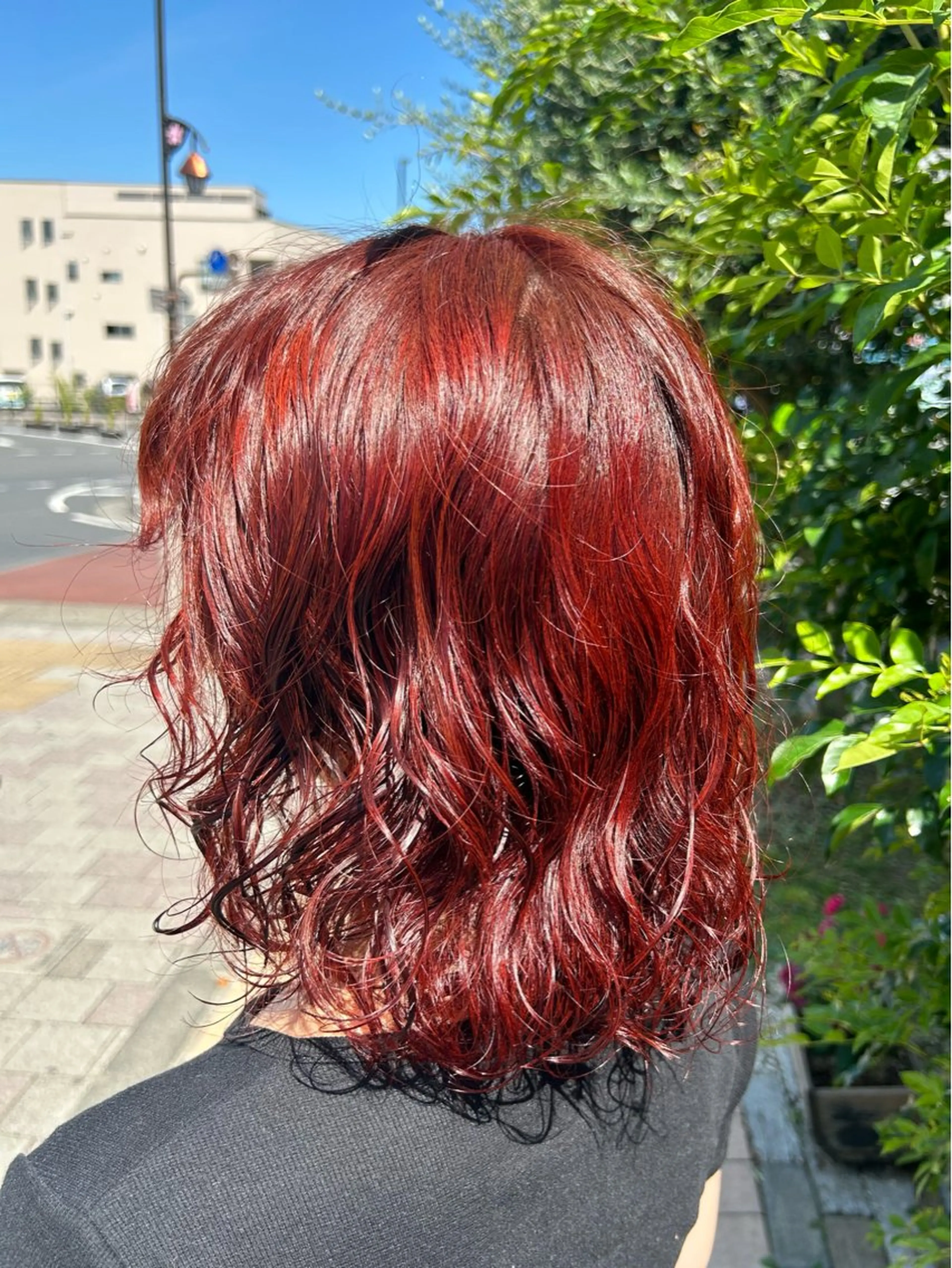 セミロング カラー ヘアカラー 💛艶カラー髪質改善 💛MIYUのヘアスタイル