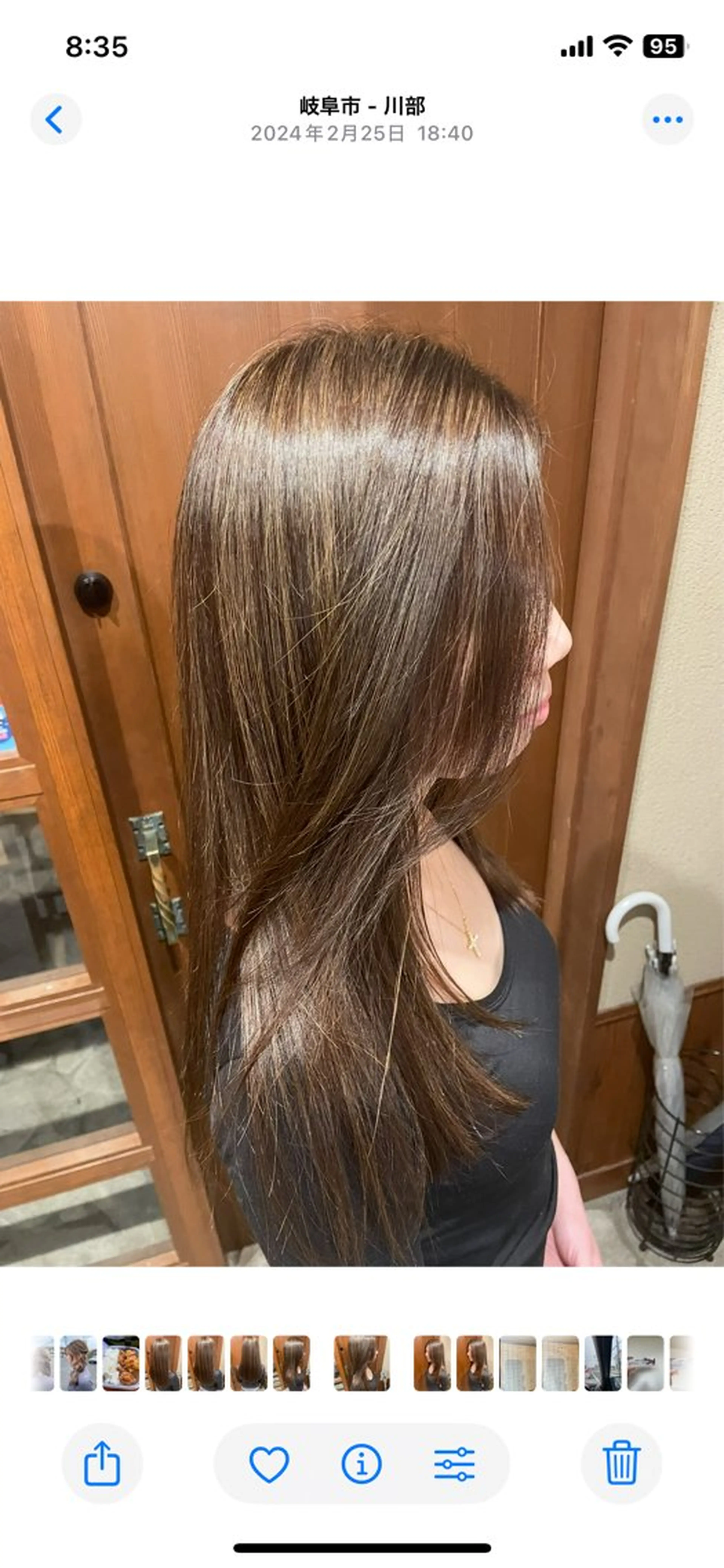 ロング カラー グレージュ ハイライトカラー ハイライト 高山りな🌼 (メンズも可能です)のヘアスタイル