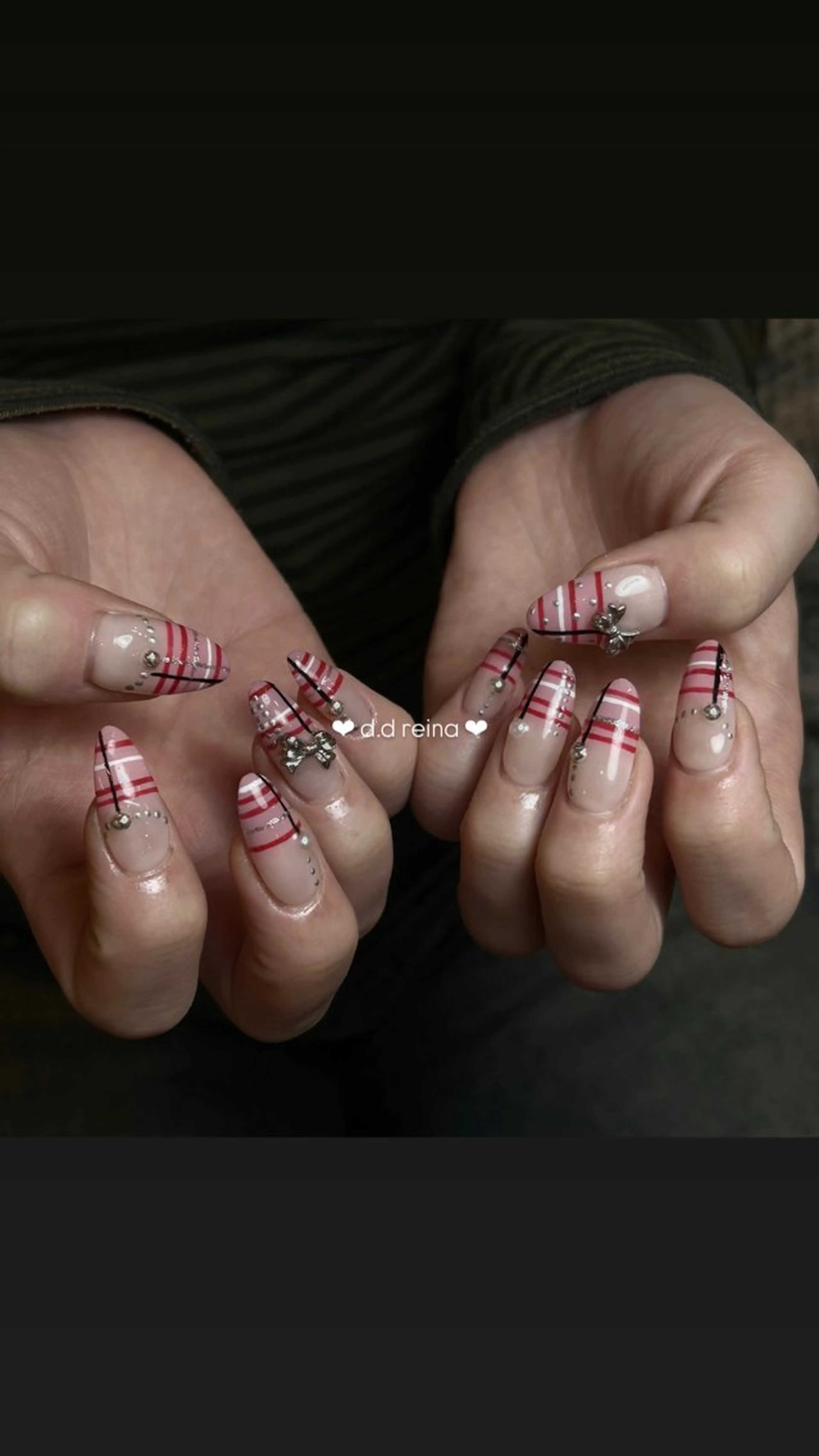 ネイル 長さ出し ジェルネイル 韓国ネイル マグネットネイル 持ち込み D.d Reinaのネイルデザイン