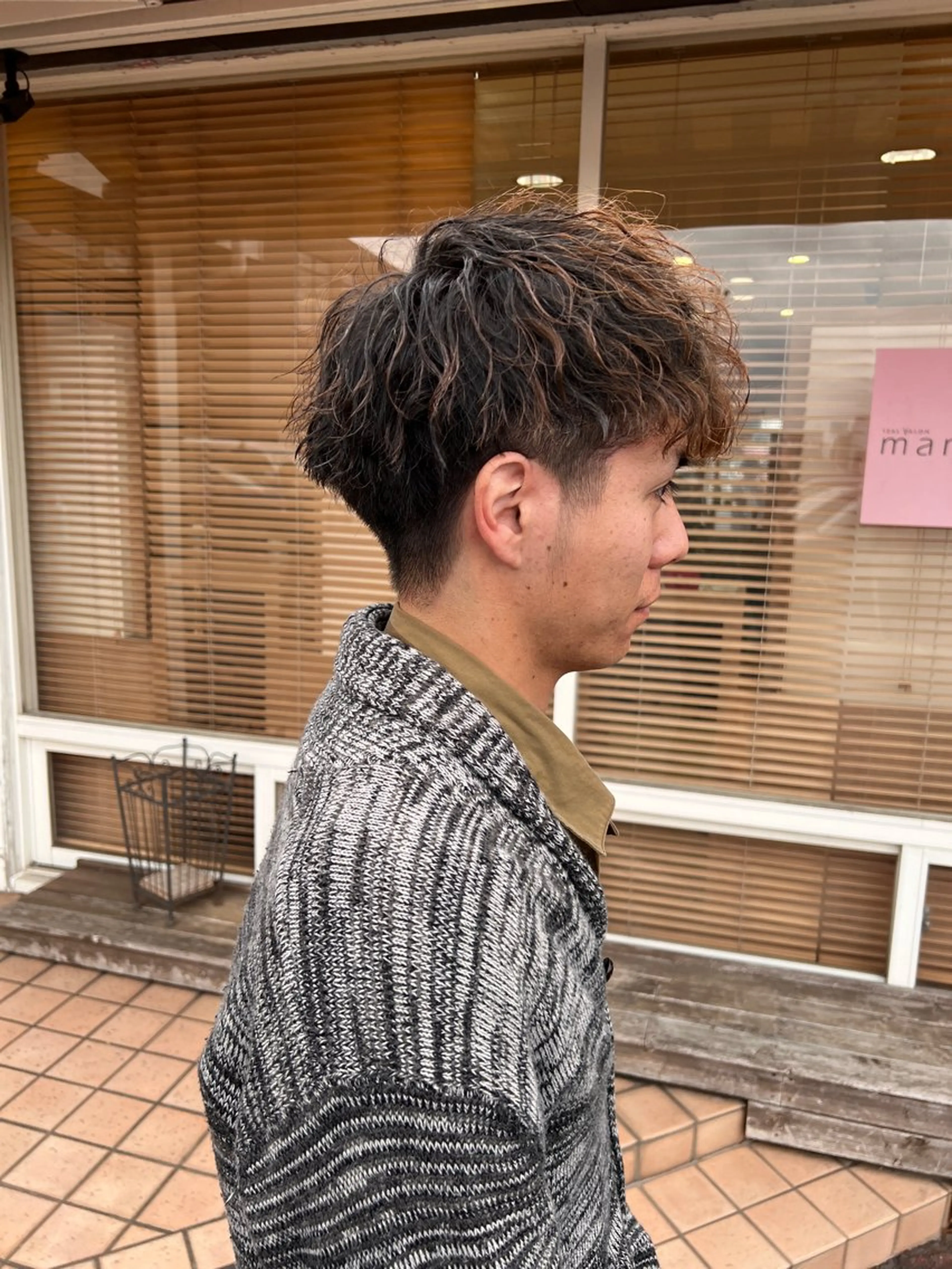 ショート パーマ 似合わせカット カット パーマ KENTO 【茨城1の縮毛矯正】のヘアスタイル