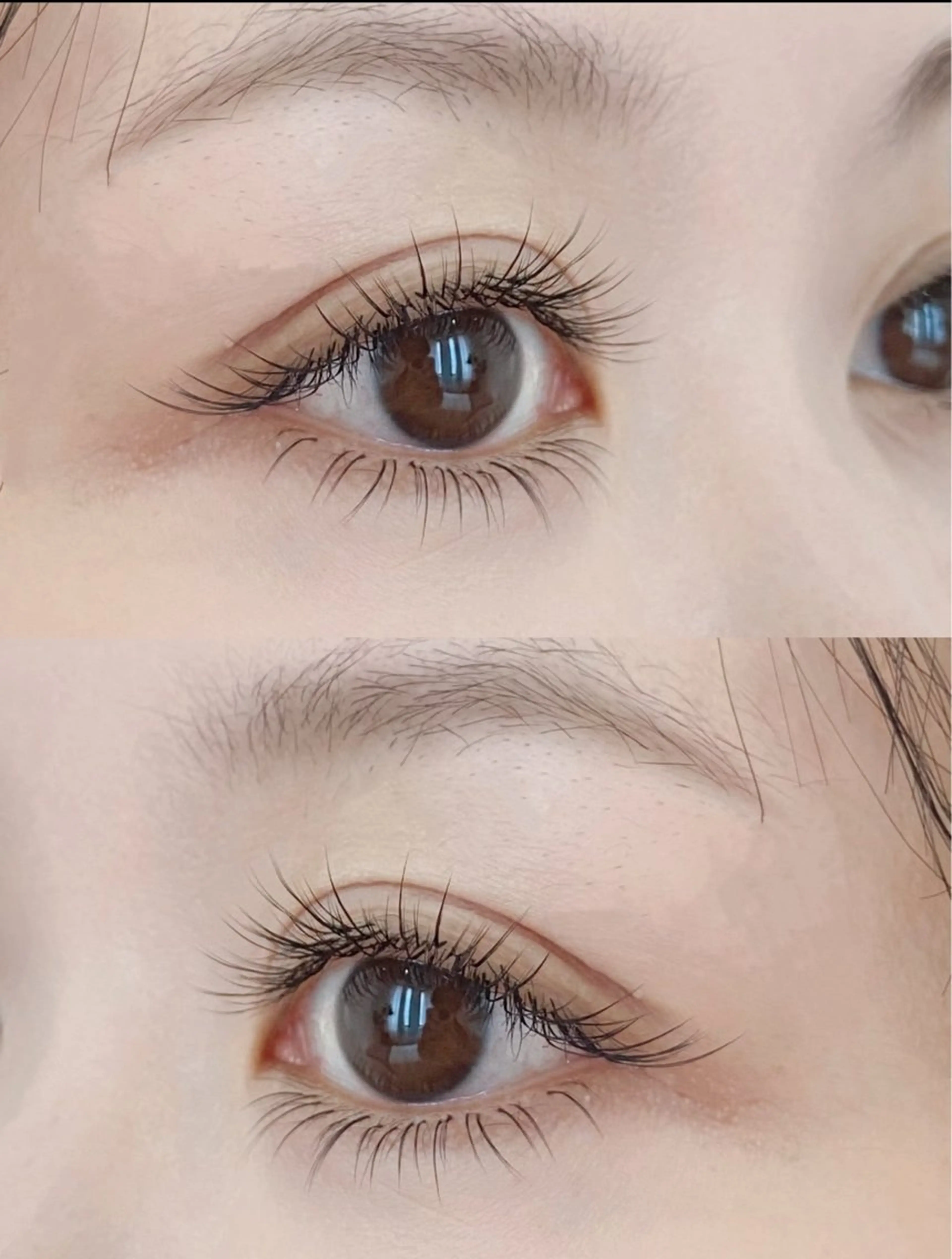 マツエク・マツパ フラットラッシュ ユミナガ ジンのマツエク・マツパデザイン