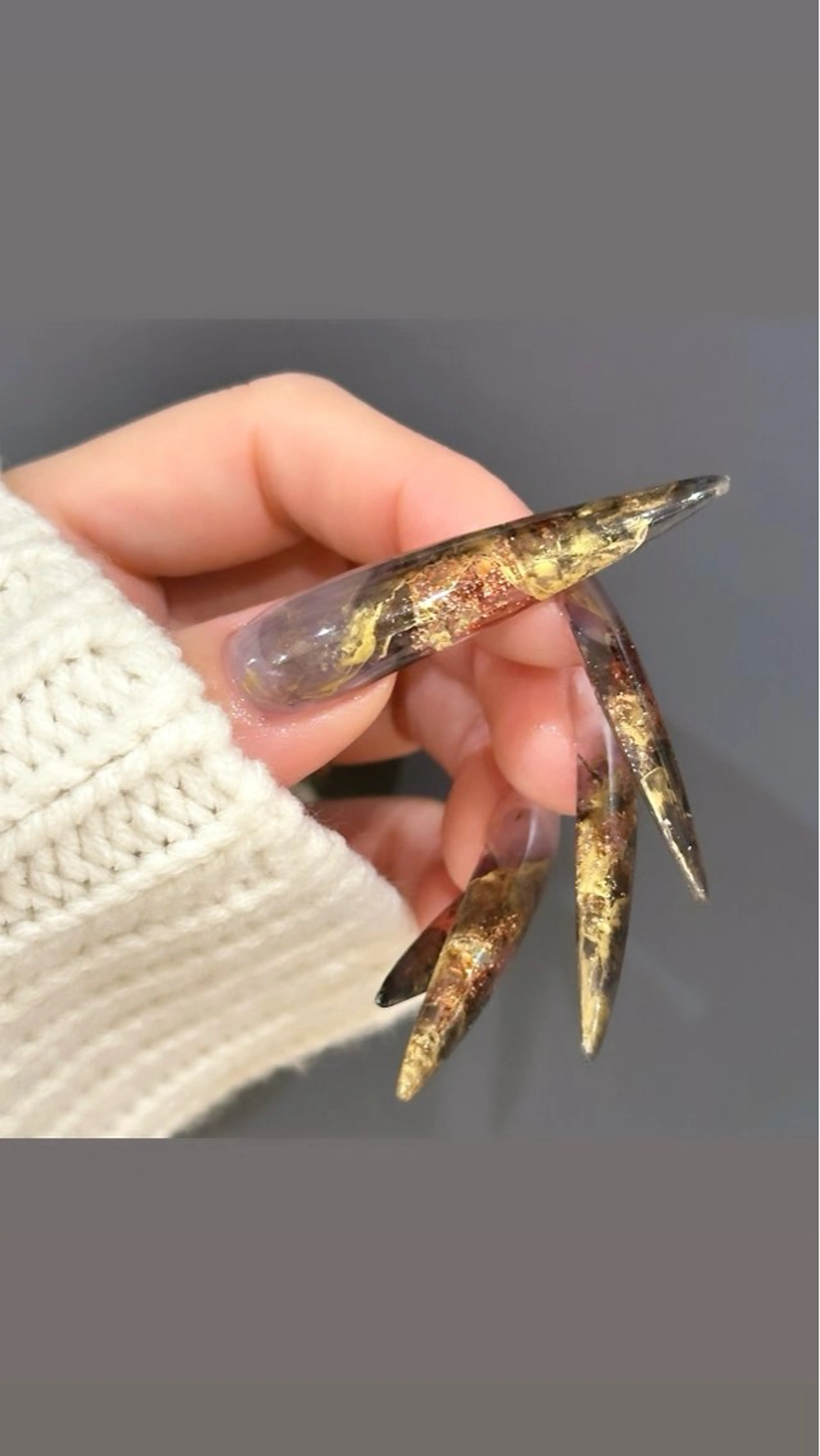 ネイル ロングネイル 持ち込み ハンドネイル JOLIESSE Ayumiのネイルデザイン