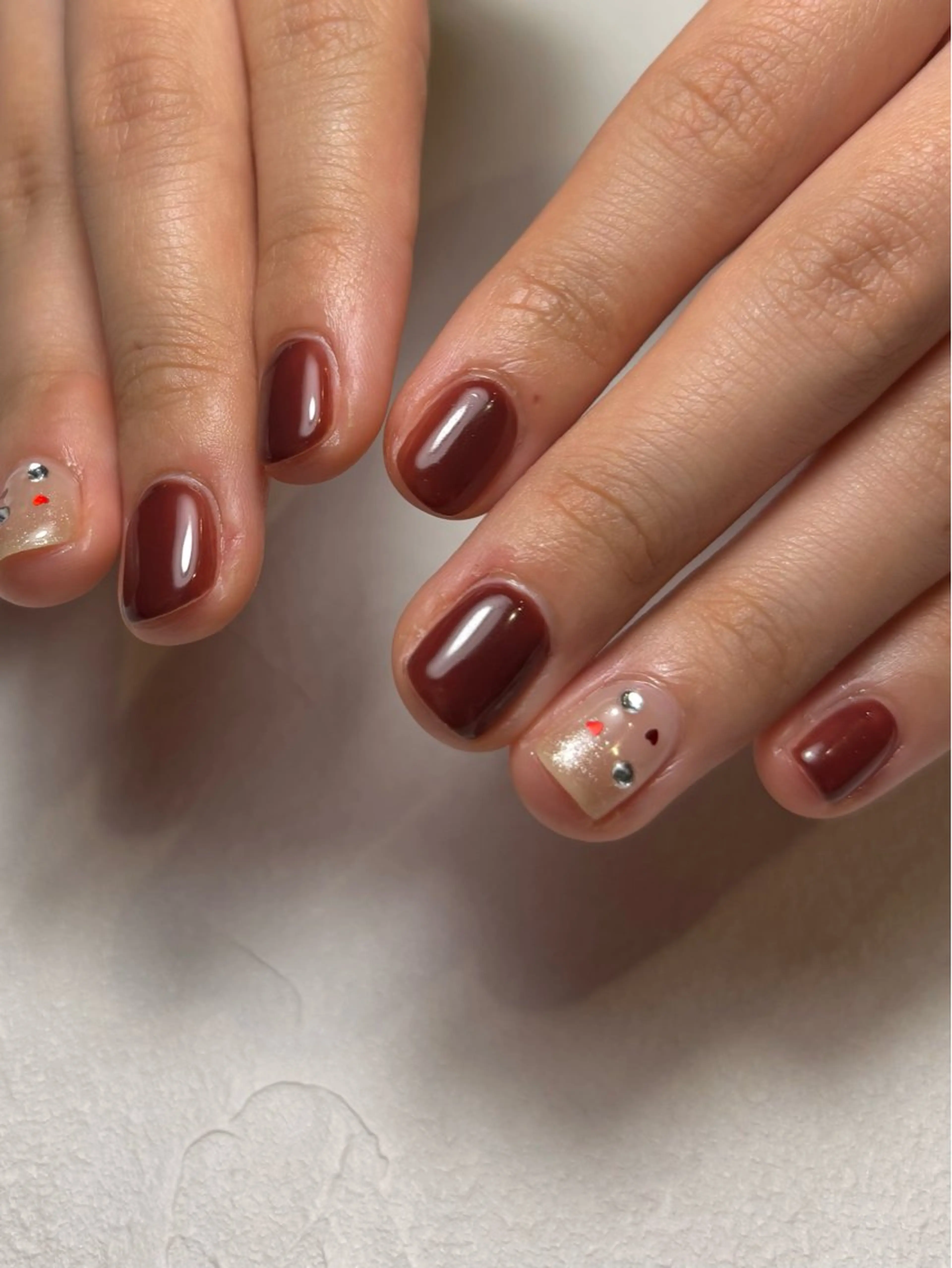 ネイル nozomi 🐏手描きニュアンスのネイルデザイン