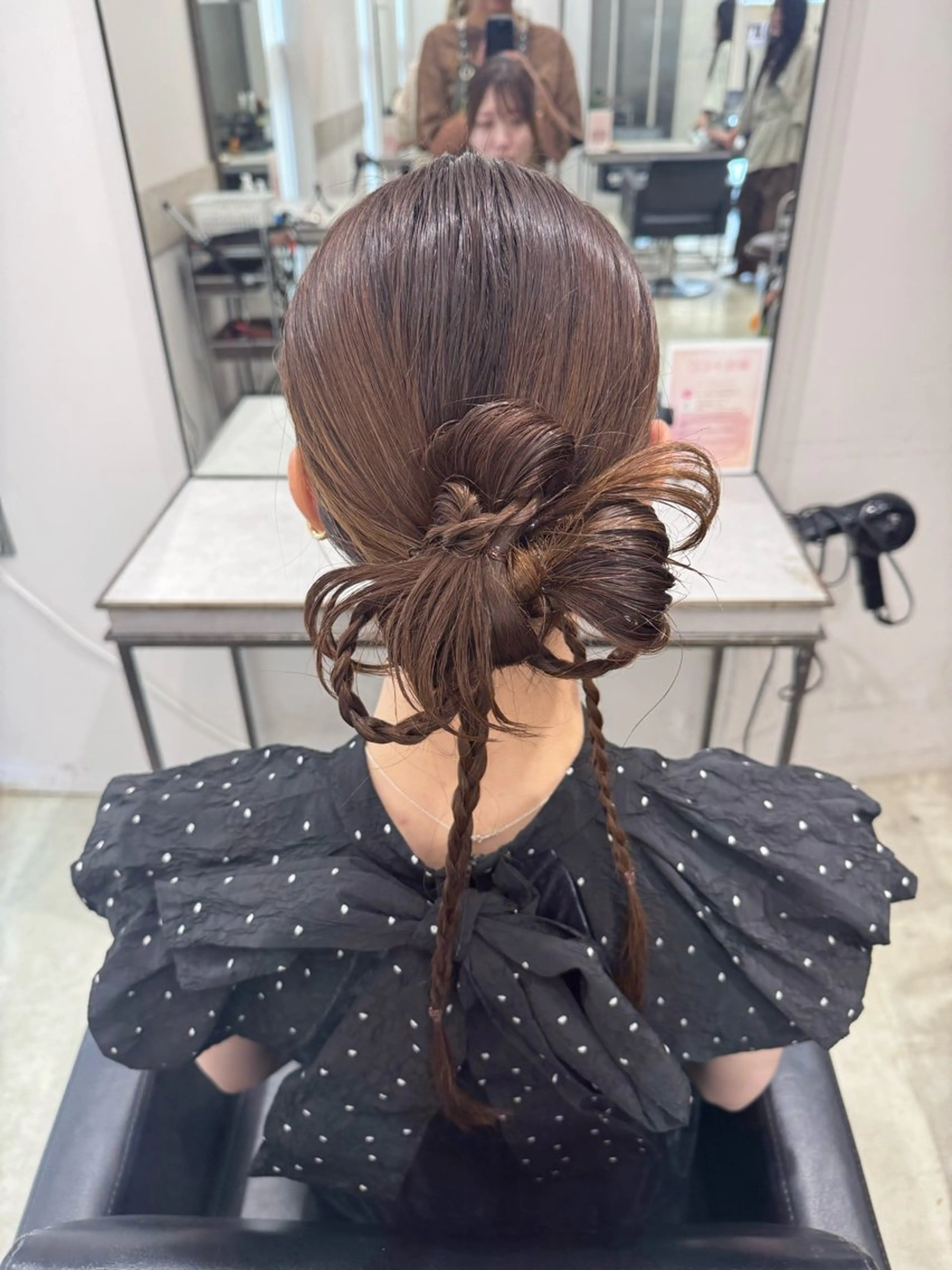 ヘアアレンジ 透明感カラー✨艶髪 制作🌱山根あゆみのヘアスタイル