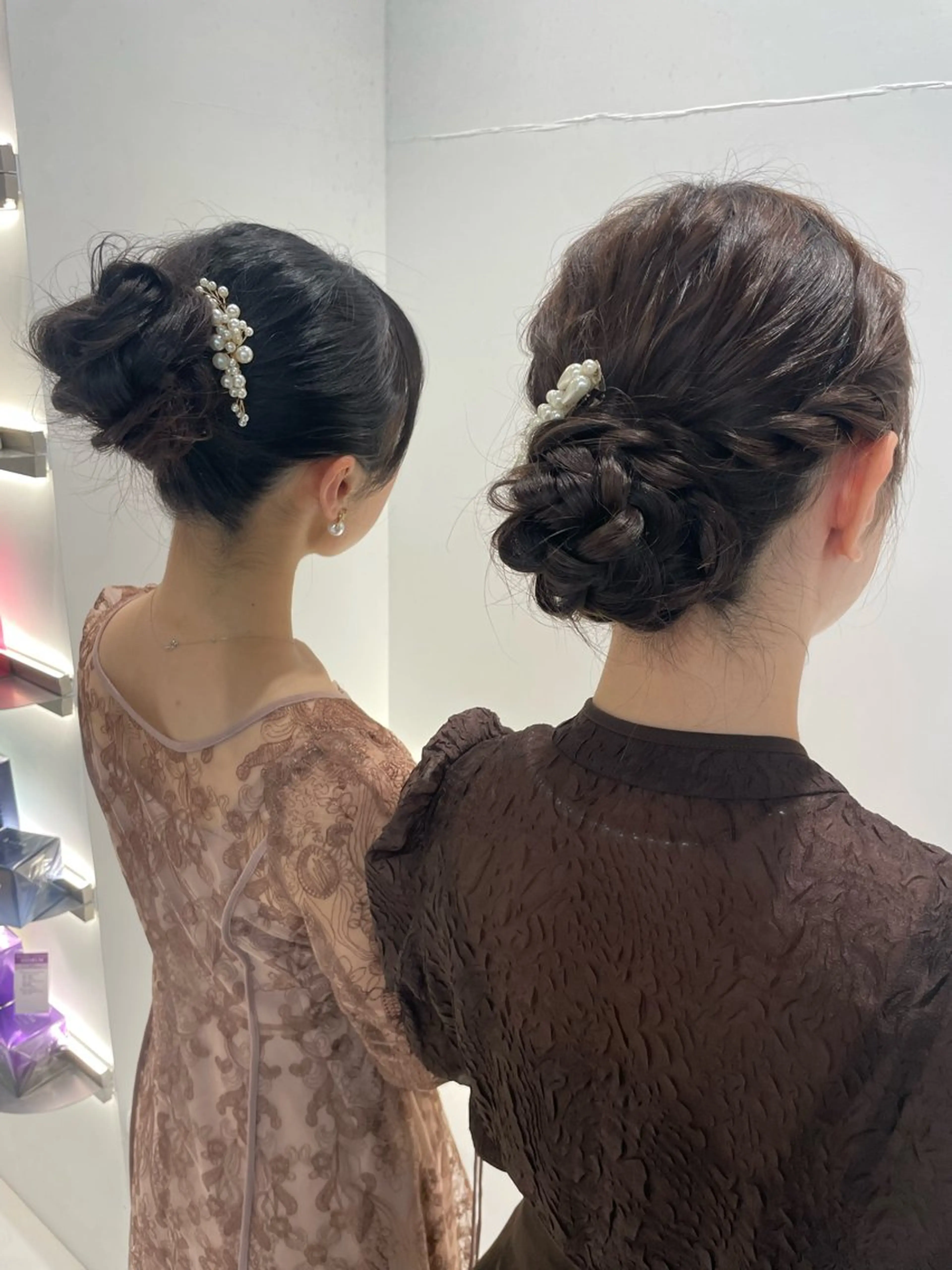 ヘアアレンジ 結婚式・ブライダル ヘアセット ヘアセット🎀耳つぼ 👂💎MONAMIのヘアスタイル