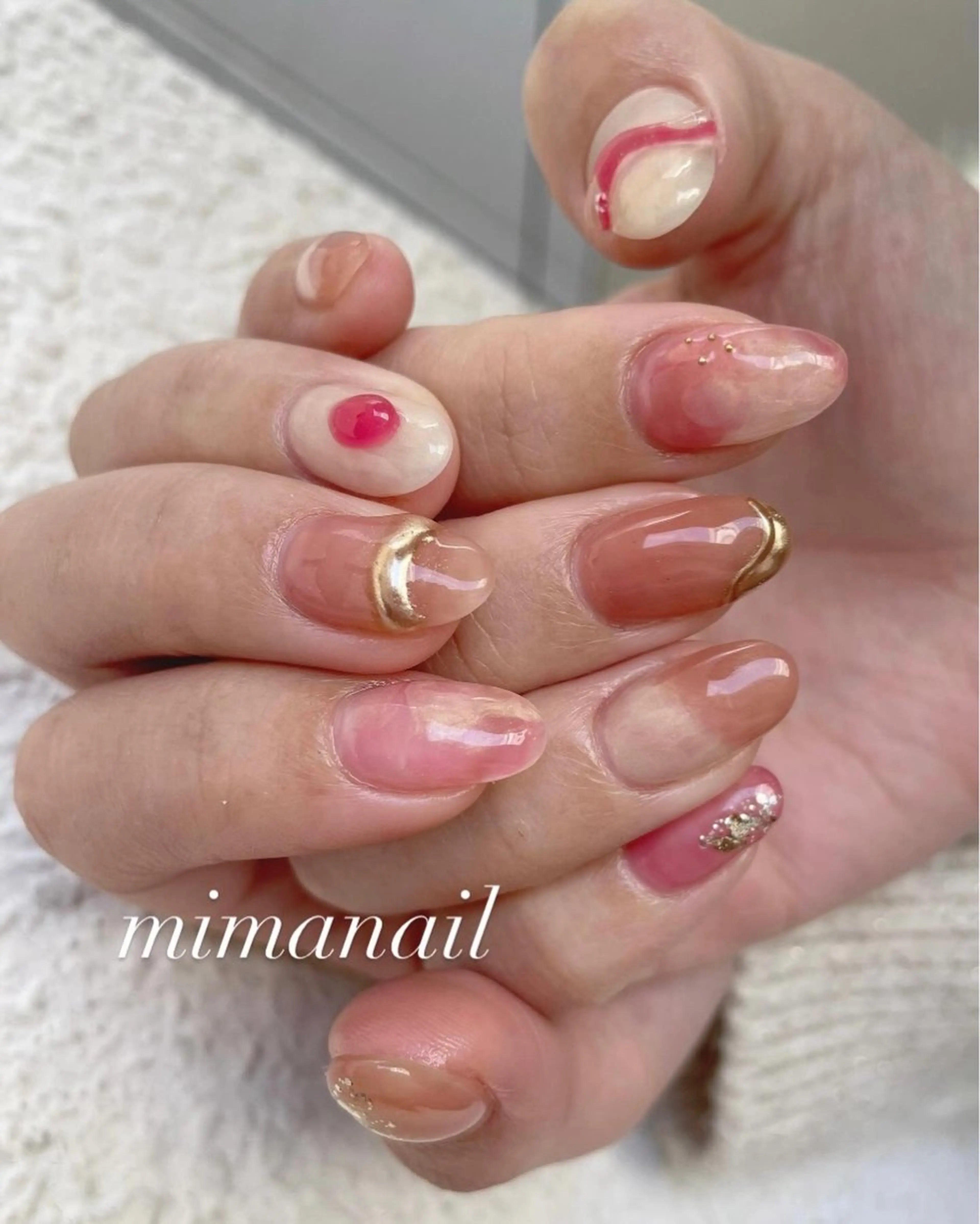 ［HAND］長さだし10本＋10本ART(オフなし) パラジェル可能◎ 持ち込みデザインokの写真