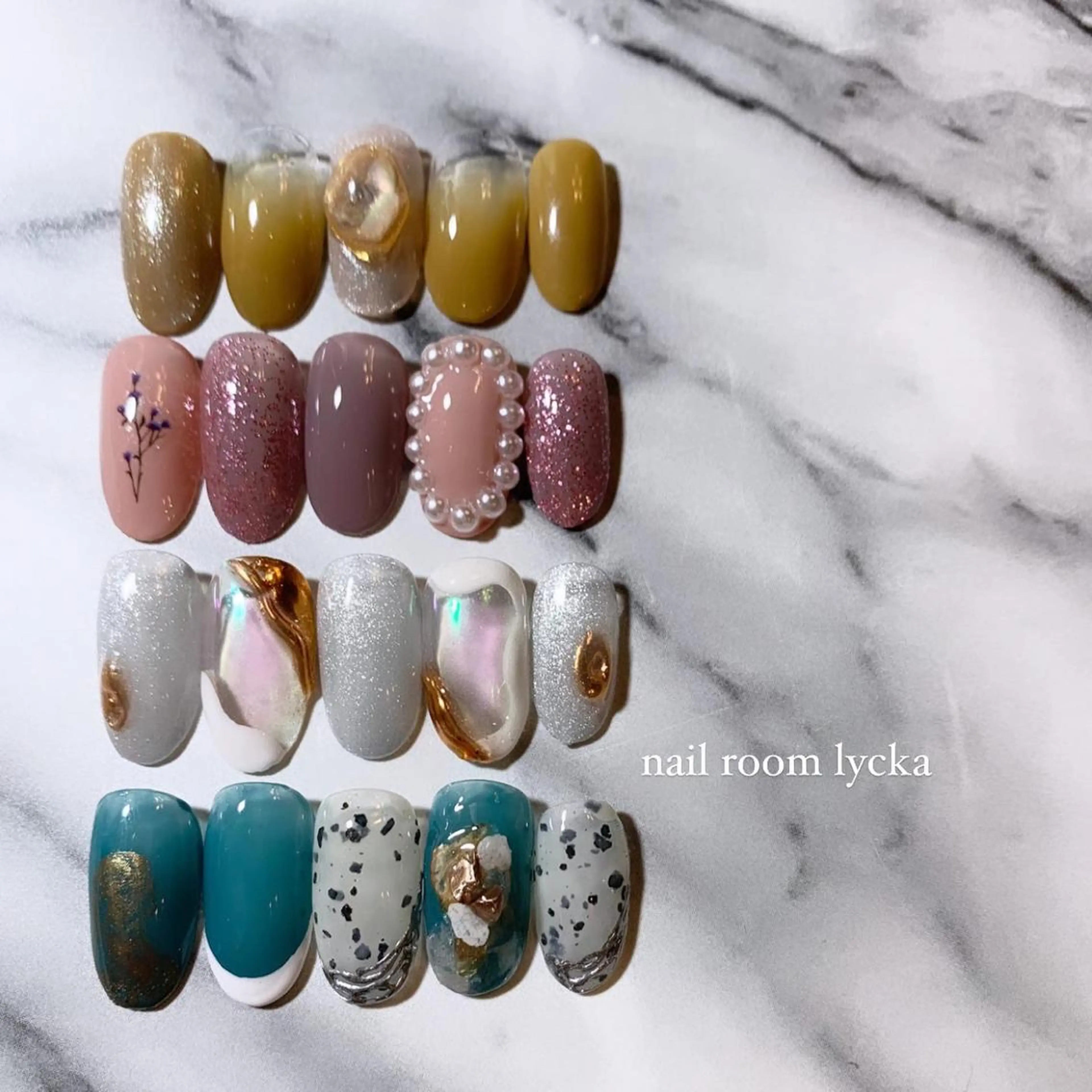 ネイル ﾈｲﾙﾙｰﾑﾘｯｶ 𝐦𝐚𝐲𝐮のネイルデザイン