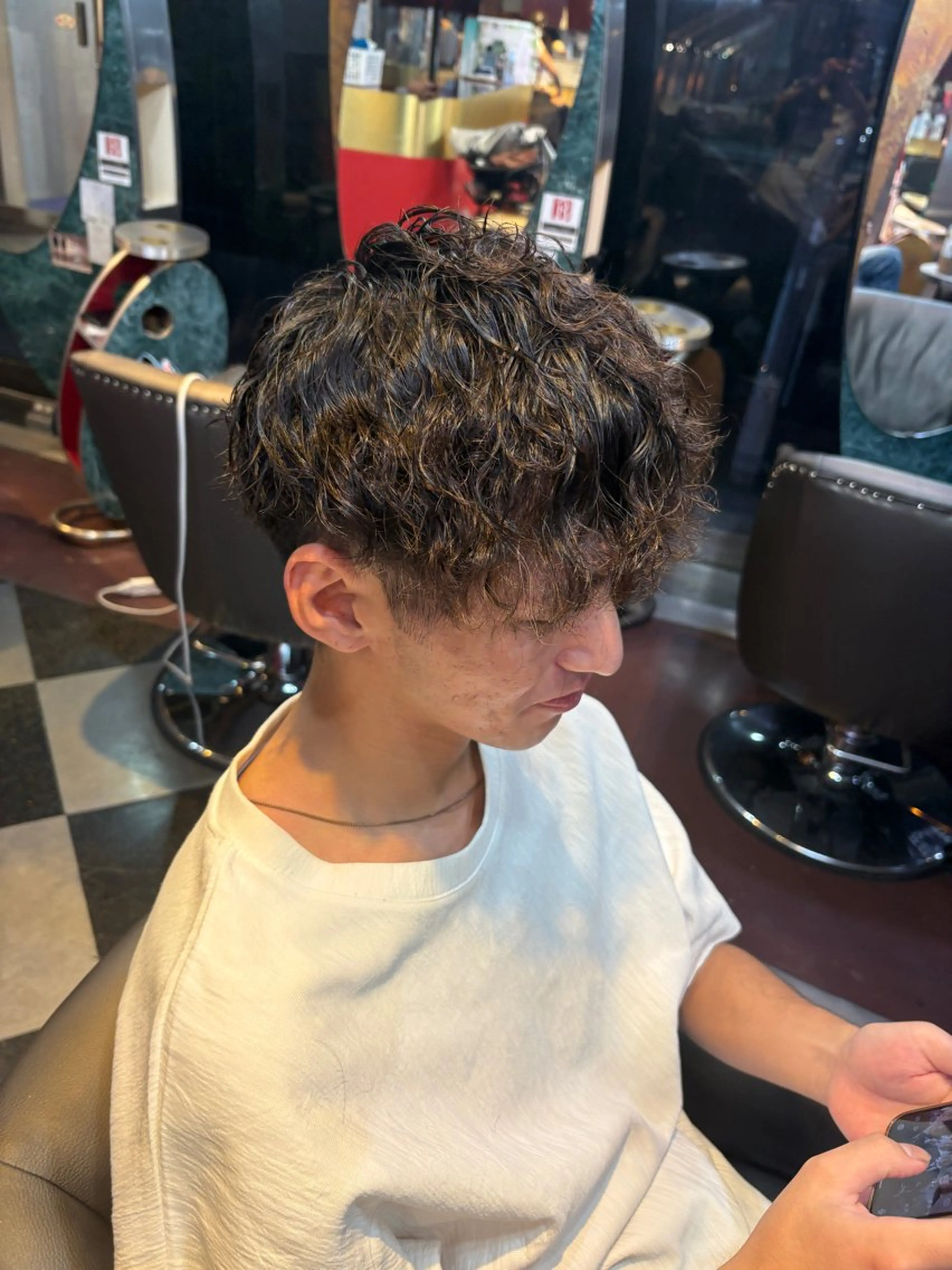 パーマ メンズ メンズパーマ 👑派手髪/カット 👑ANRYのヘアスタイル