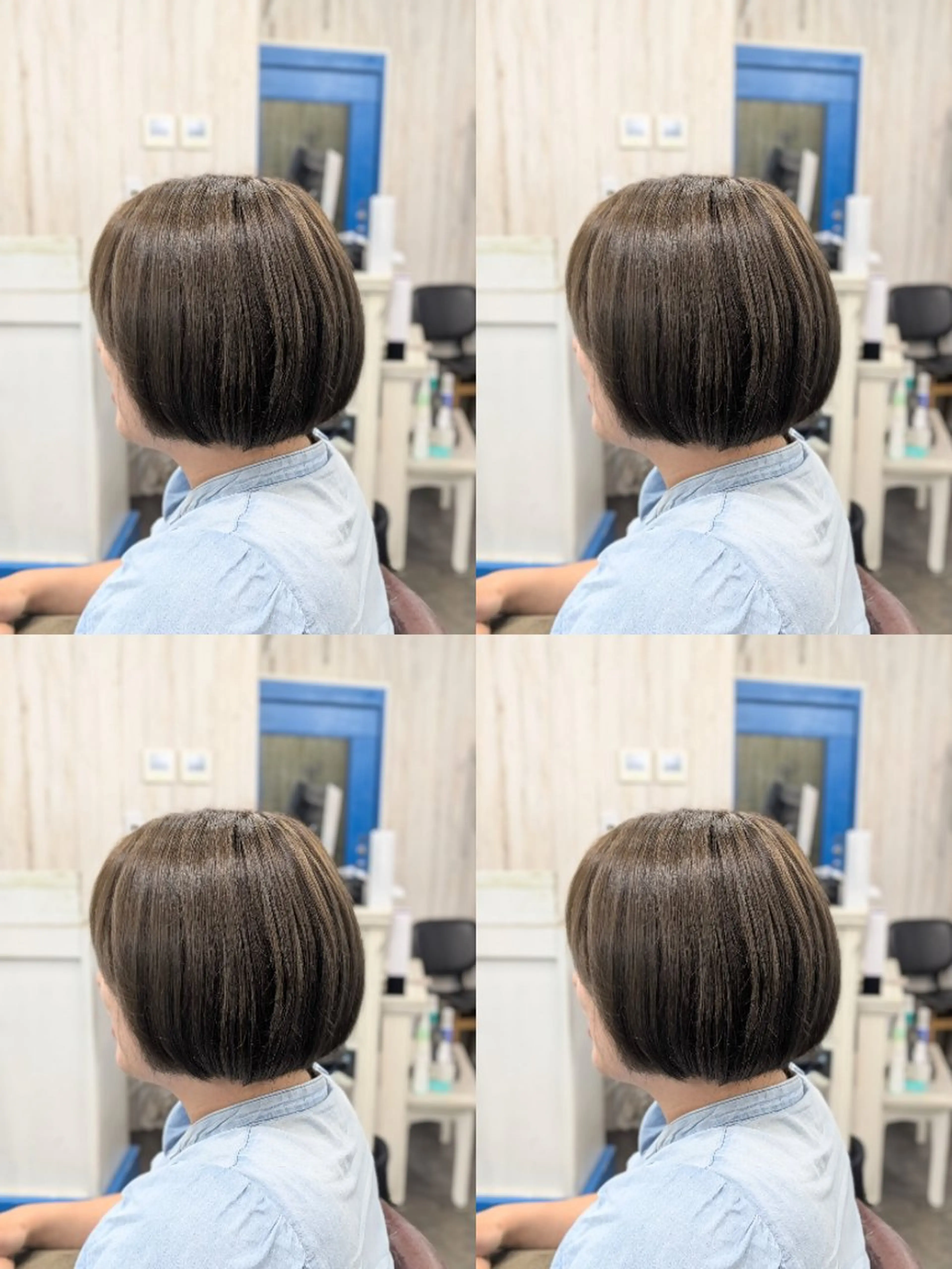 ショート カラー ショートボブ ハンサムショート 丸みショート アディクシーカラー 透明感カラー カット ヘアカラー トリートメント メンズパーマ/顔周り レイヤーカット/えののヘアスタイル