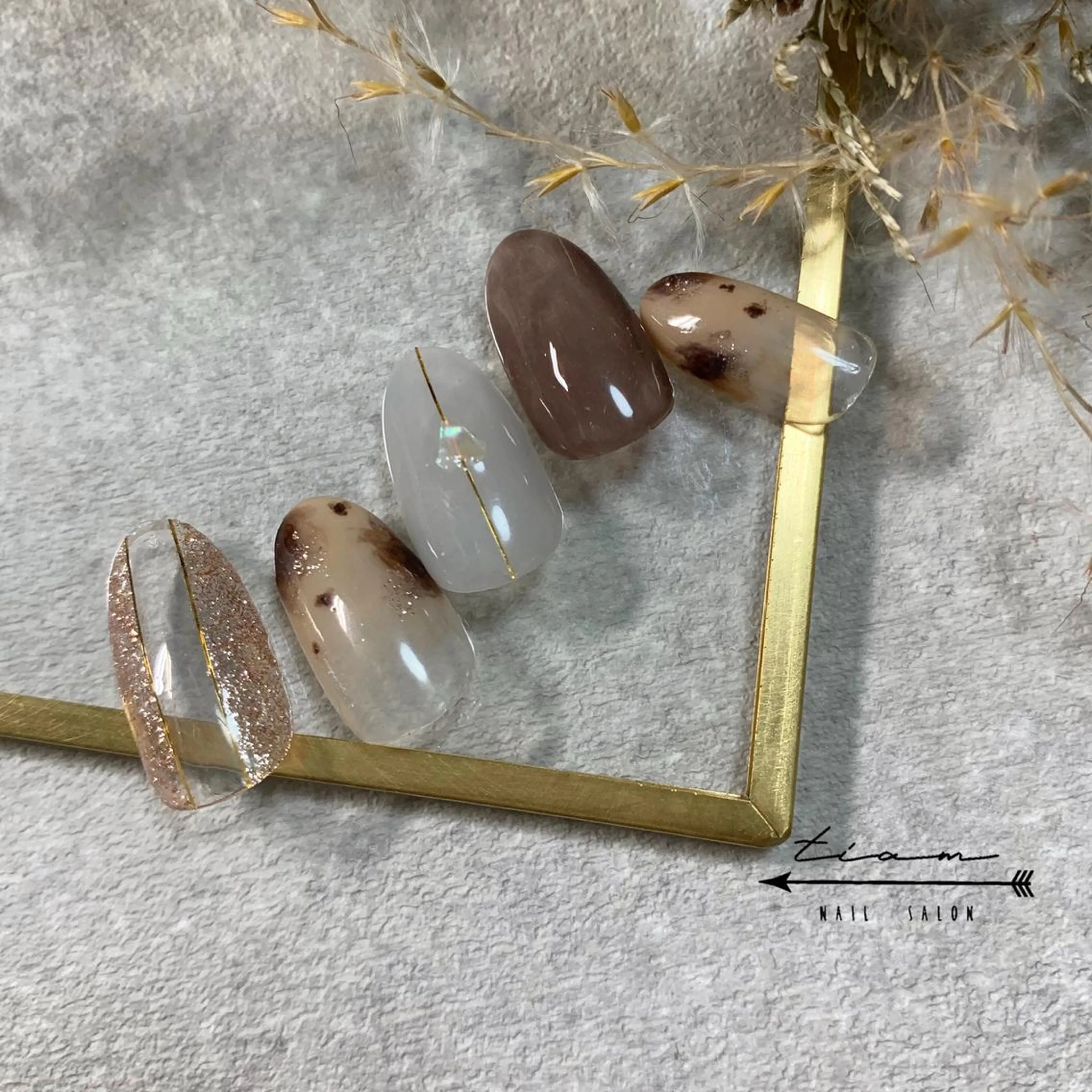 ネイル 𝑡𝑖𝑎𝑚𓂃 きむらゆきののネイルデザイン