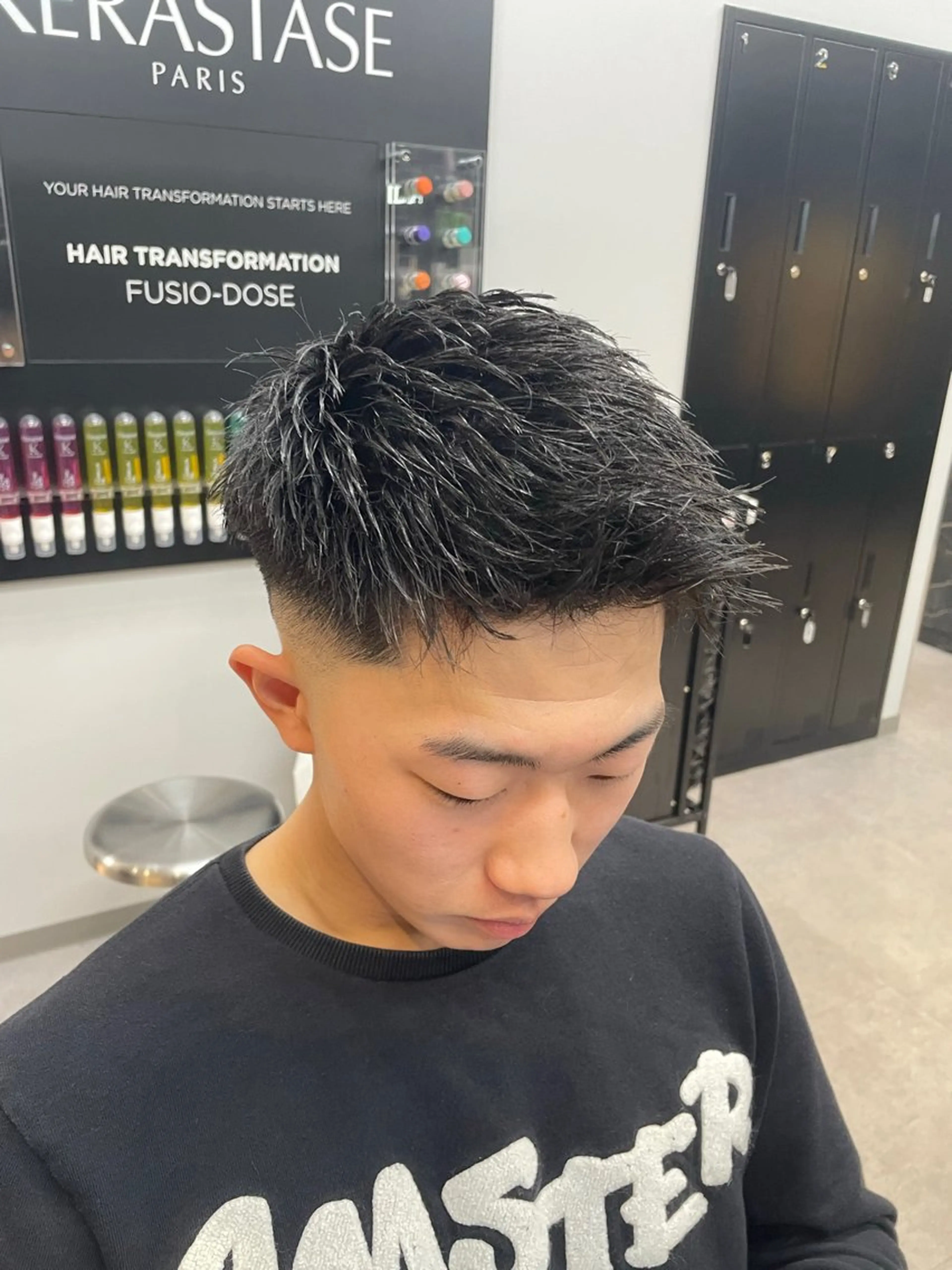 ショート メンズ カット ヘアセット 【men's Lapis横浜】海人のヘアスタイル