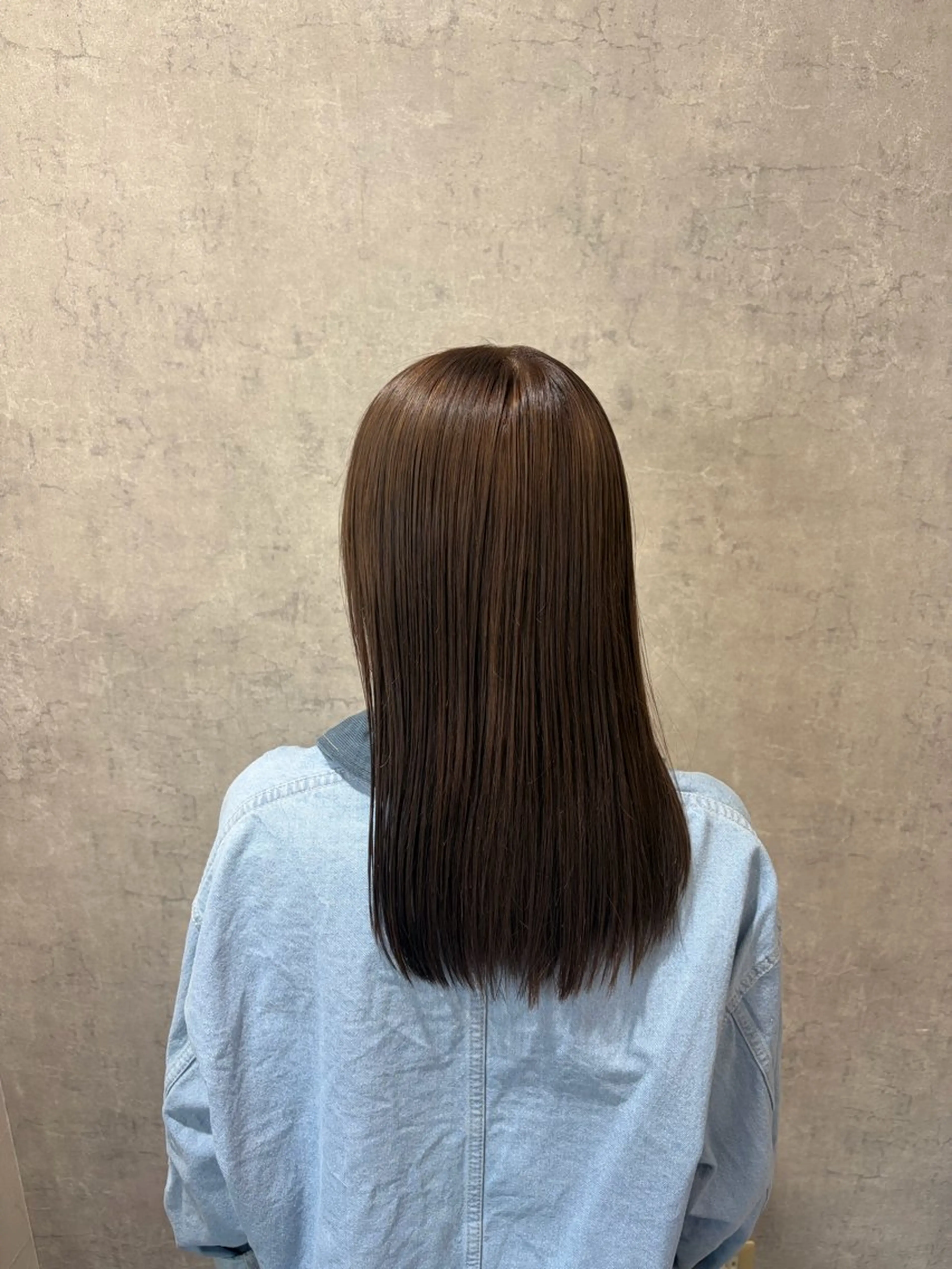 ロング カラー ヘアカラー 下山 萌華のヘアスタイル