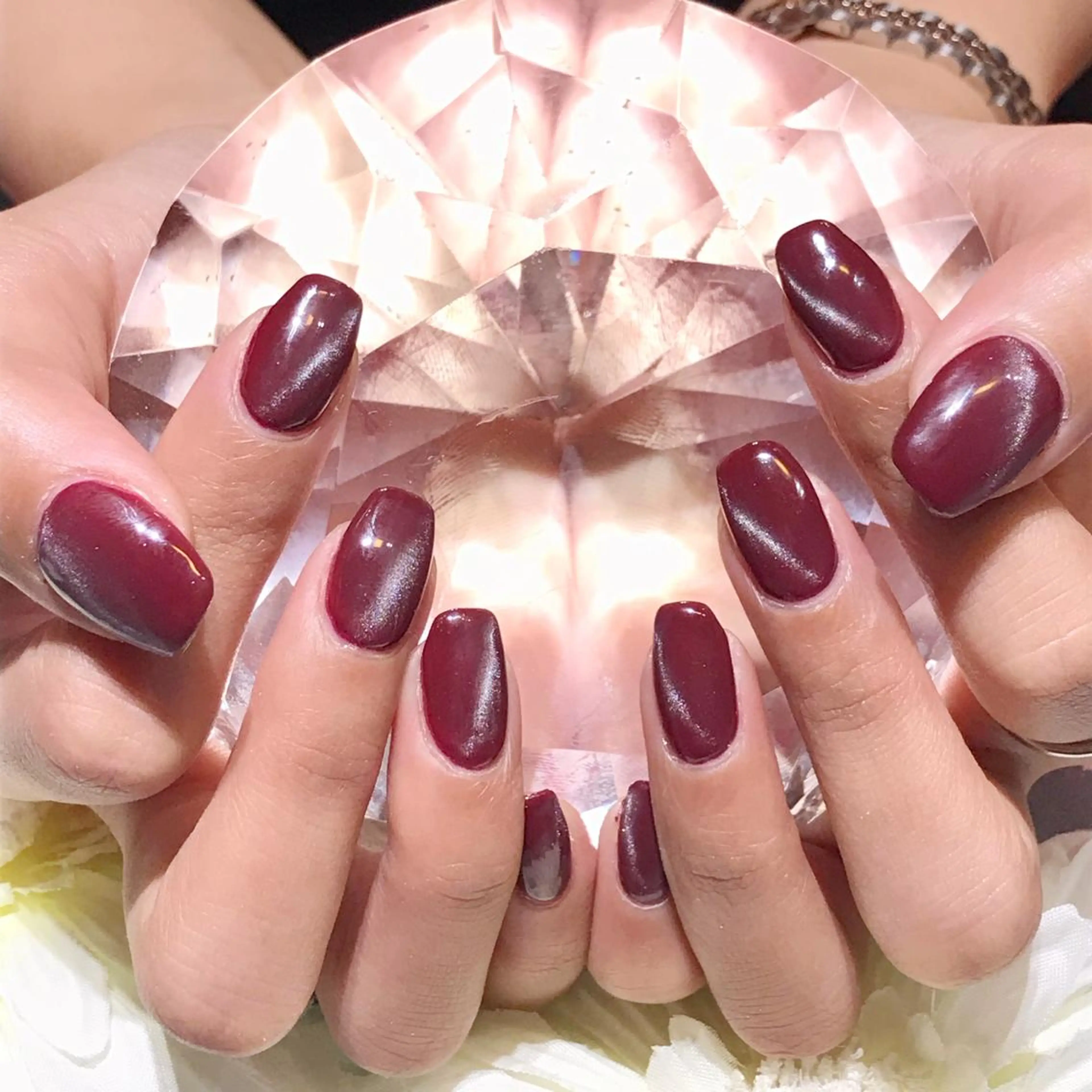 ネイル マグネットネイル ストーンネイル YUN 💅のネイルデザイン