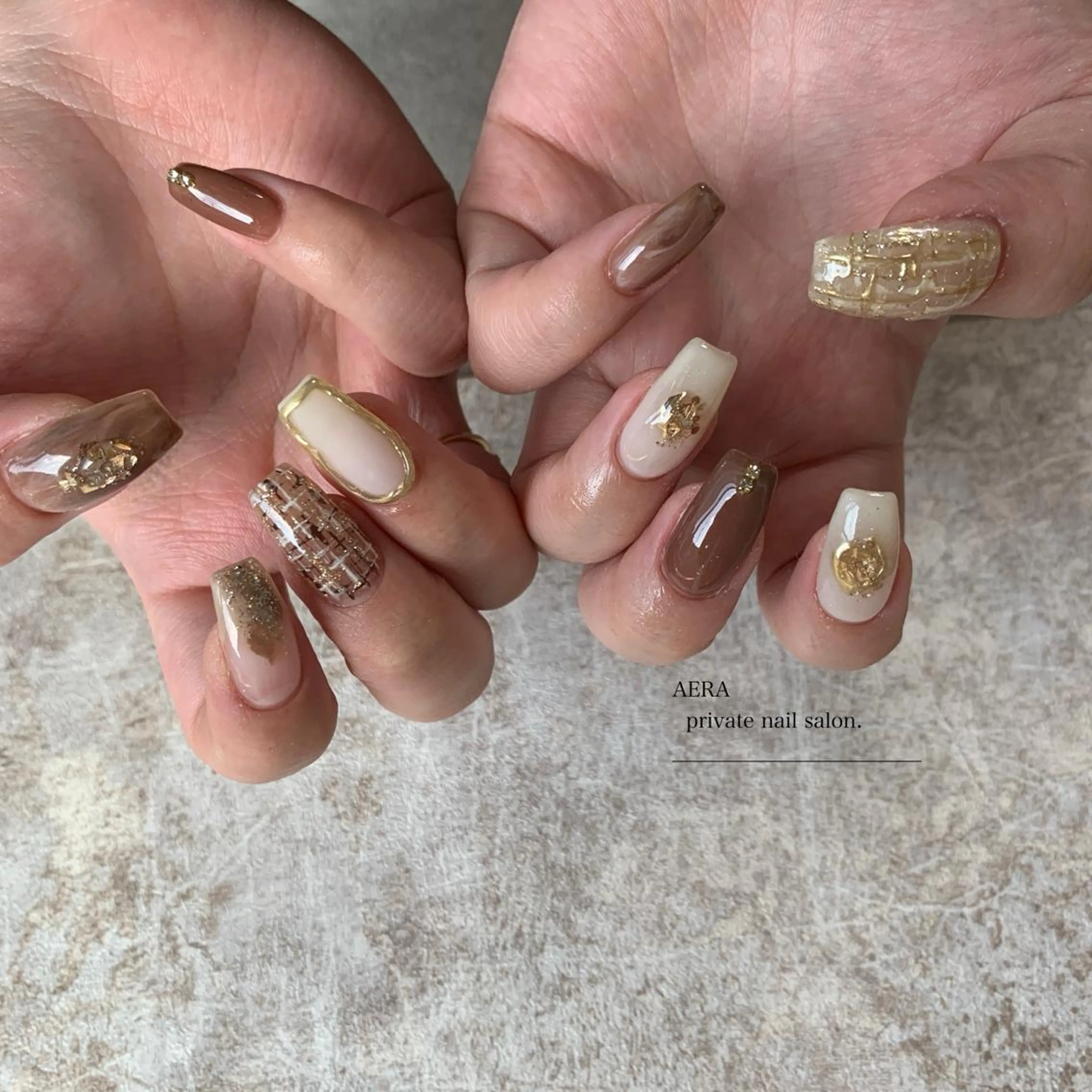 ネイル AERA nail shino🐱⸝꙳のネイルデザイン