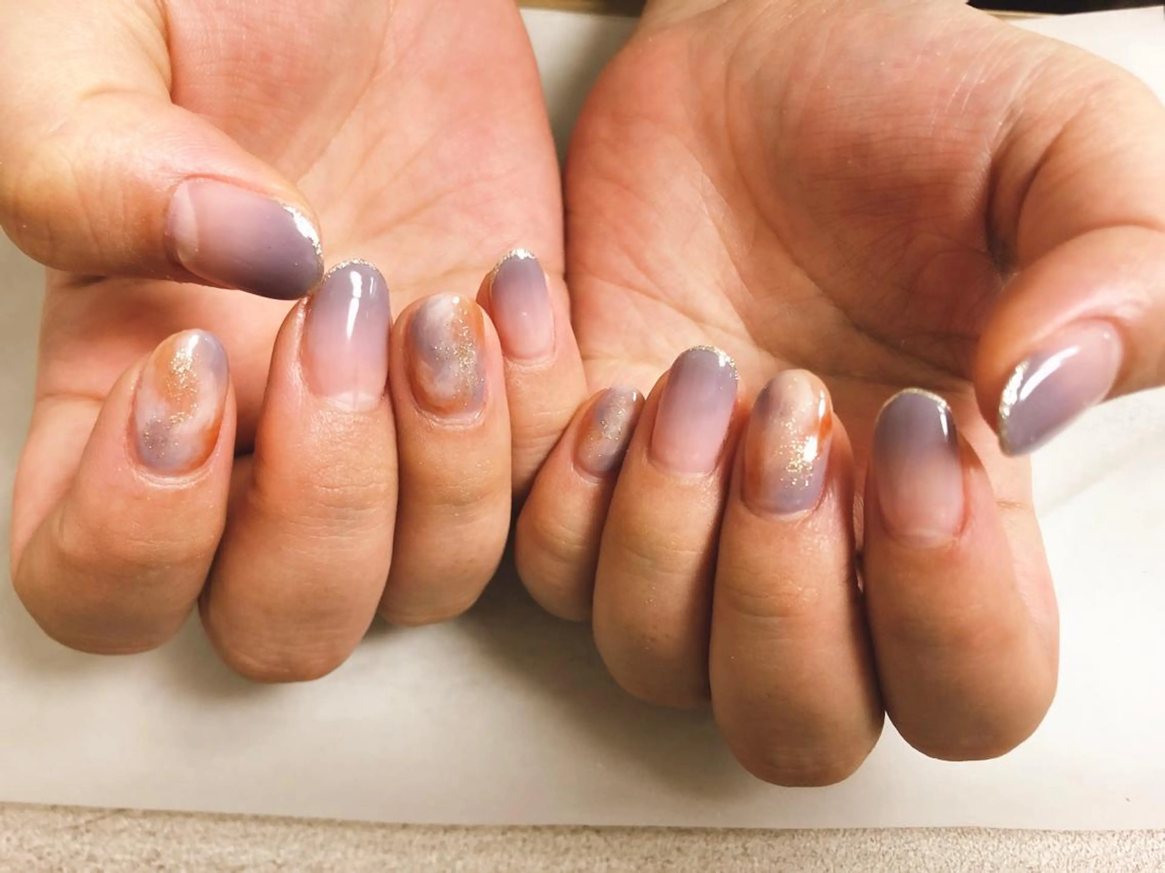 ネイル 大理石ネイル(マーブル) kiki nail &brow二子玉川の眉毛・アイブロウイメージ